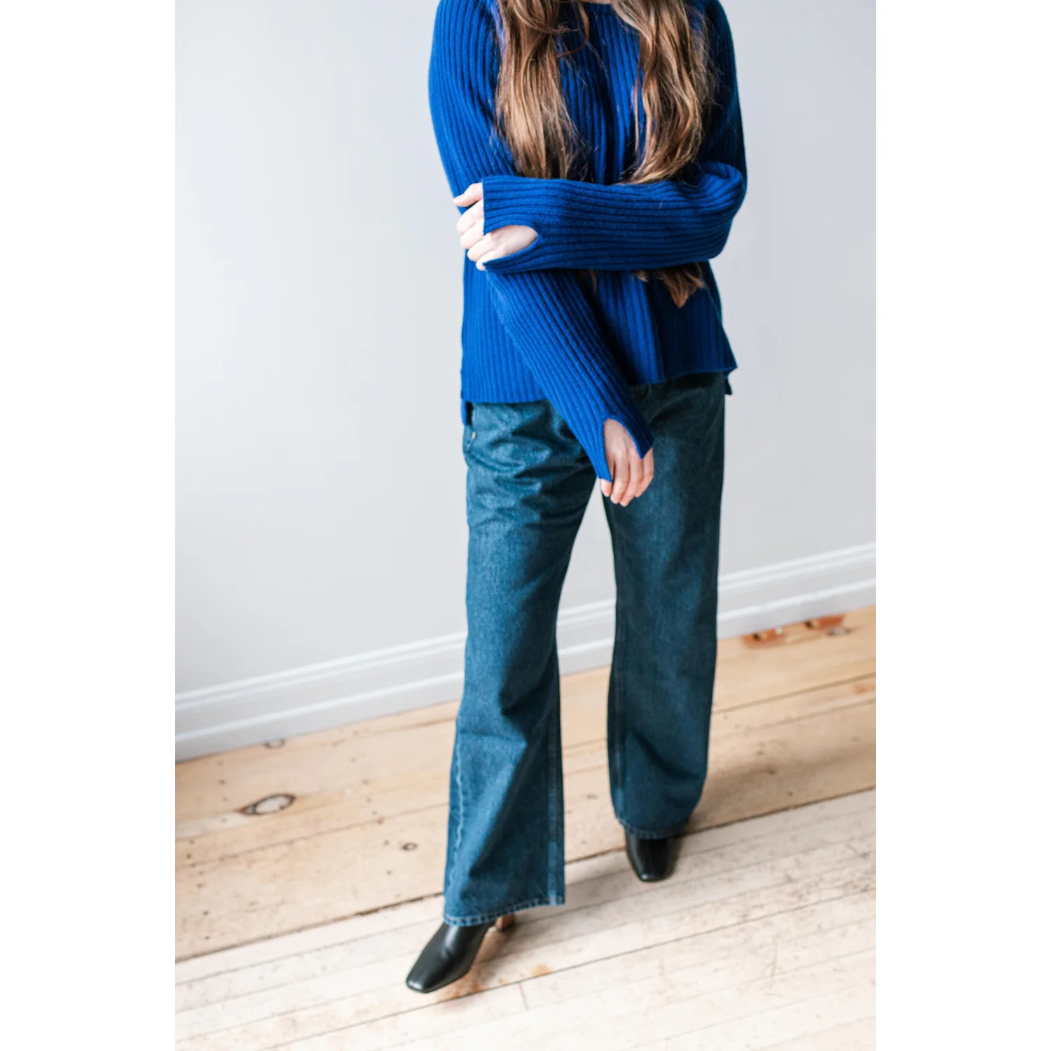 Hope Criss Jeans in Dark Indigo Wash - Image 16