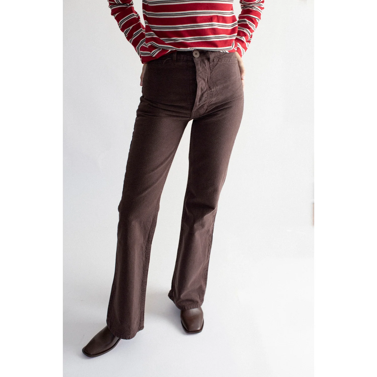 Jesse Kamm Les Deux Pants in Raisin - Image 5
