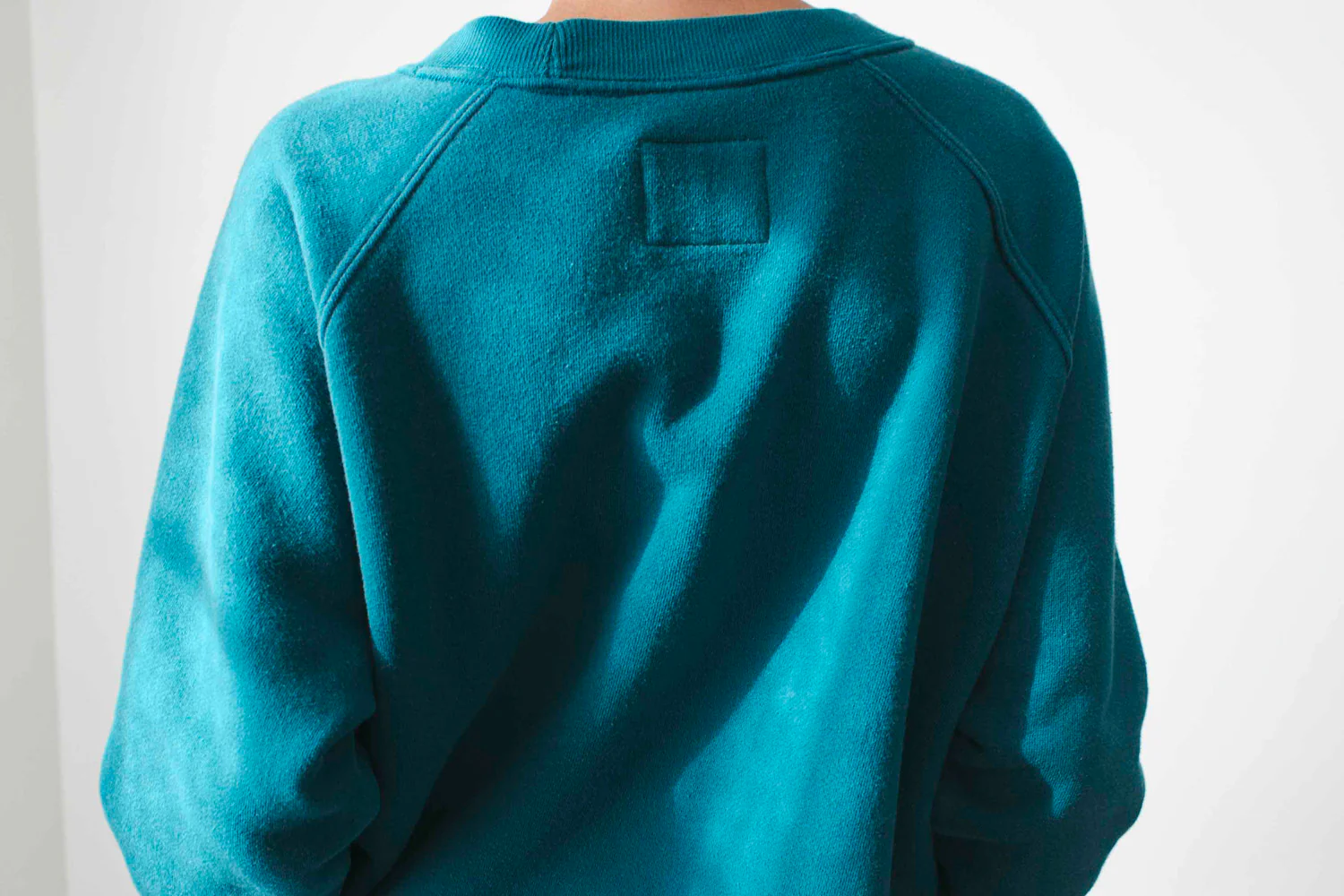 JUDITH Boxy Raglan Crew in Vintage Juniper - Image 6