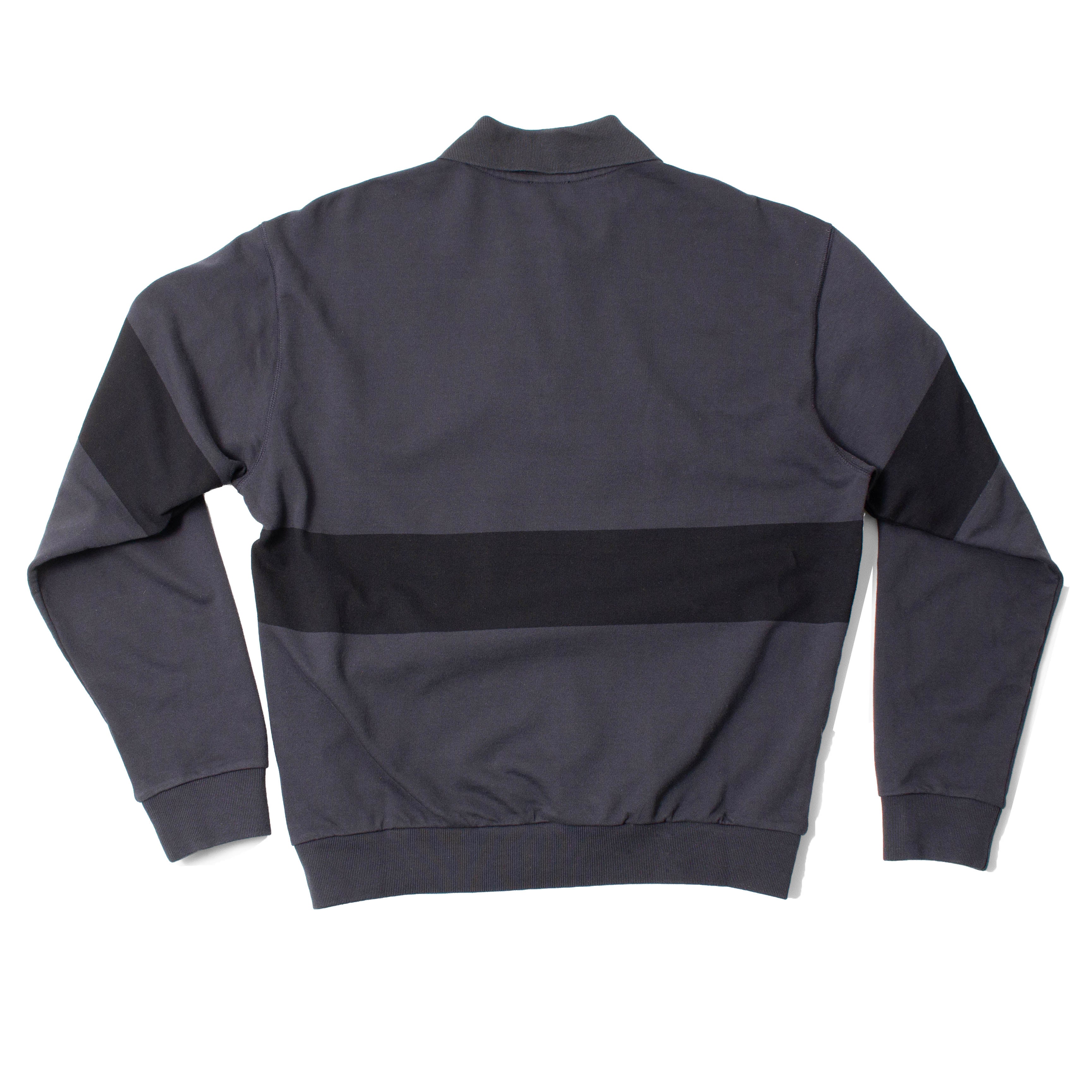 Kallmeyer Blake Rugby Polo in Slate/Black - Image 3