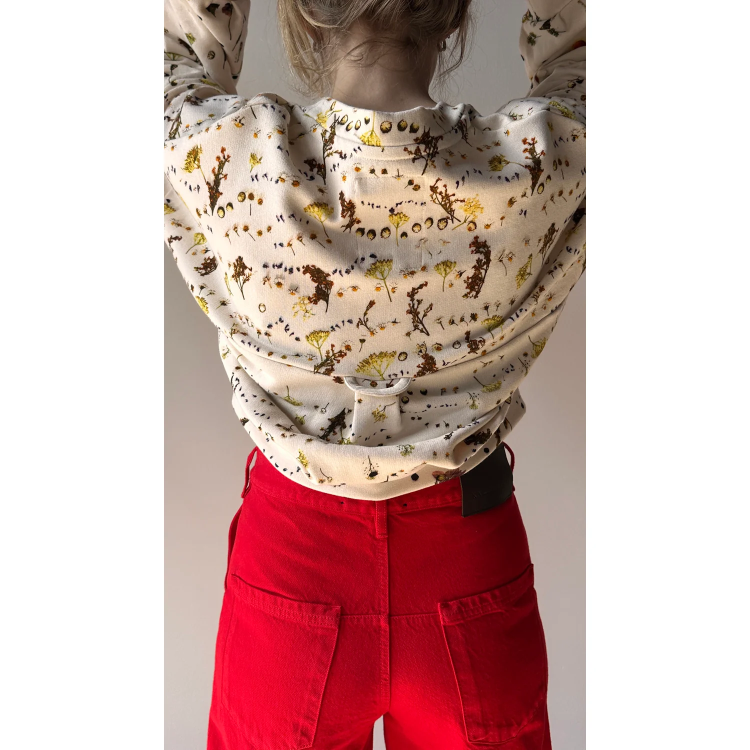 Kallmeyer Column Leg Jeans in Red - Image 6