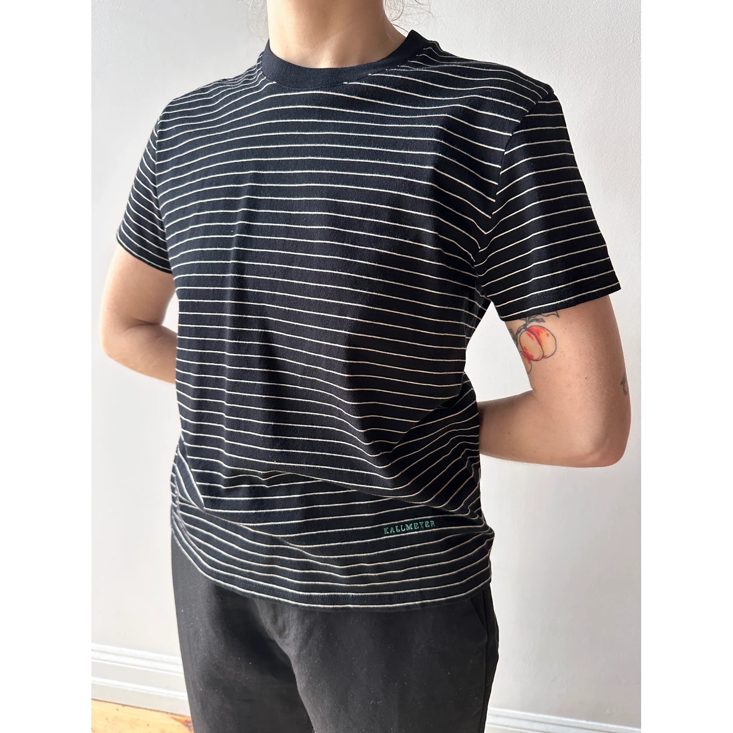 Kallmeyer Kenzie T-Shirt in Black & Vanilla - Image 6