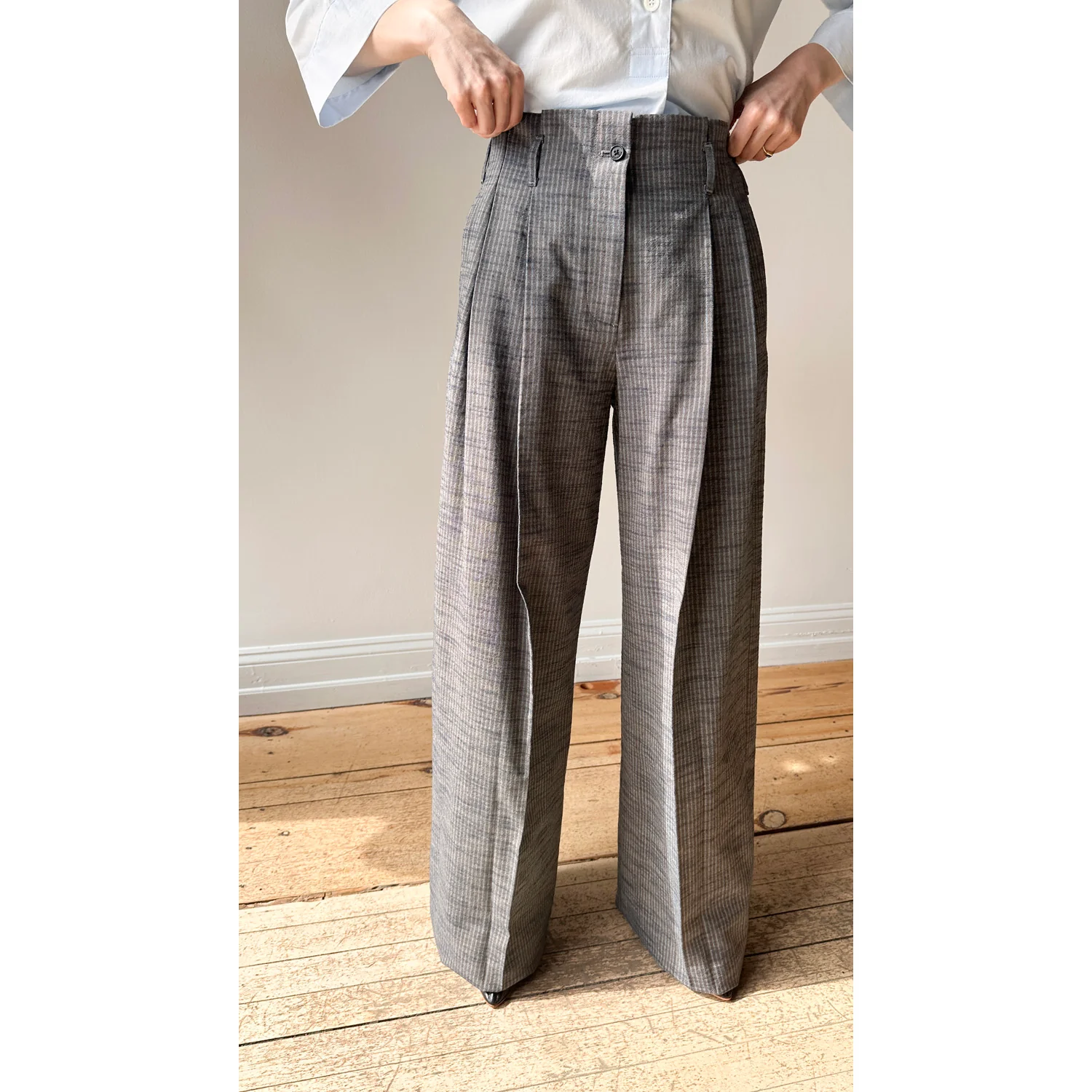 Kallmeyer Percie Trouser in French Blue - Image 4