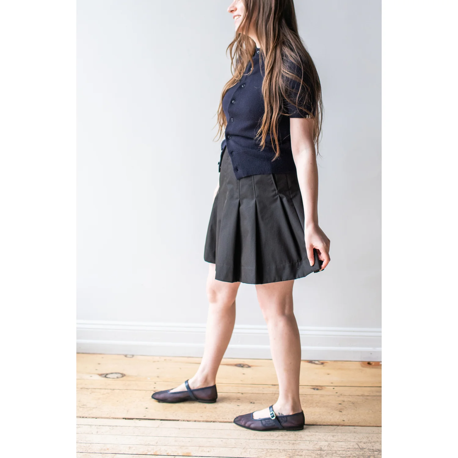 Kallmeyer Sutton Pleated Skirt in Black - Image 7