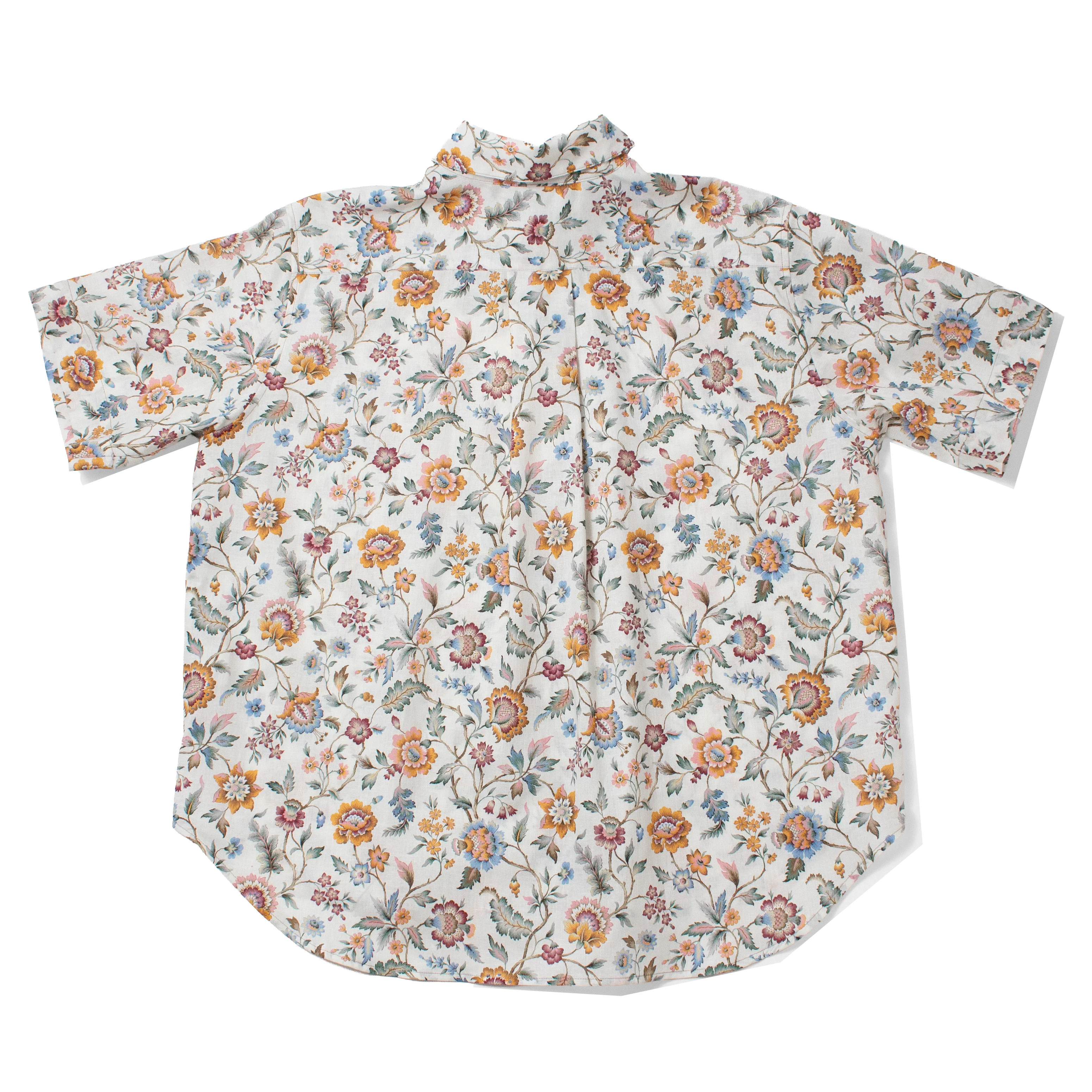 Kasmaria Classic Oversized Short Sleeve Shirt in Liberty of London Linen Cotton - Image 3