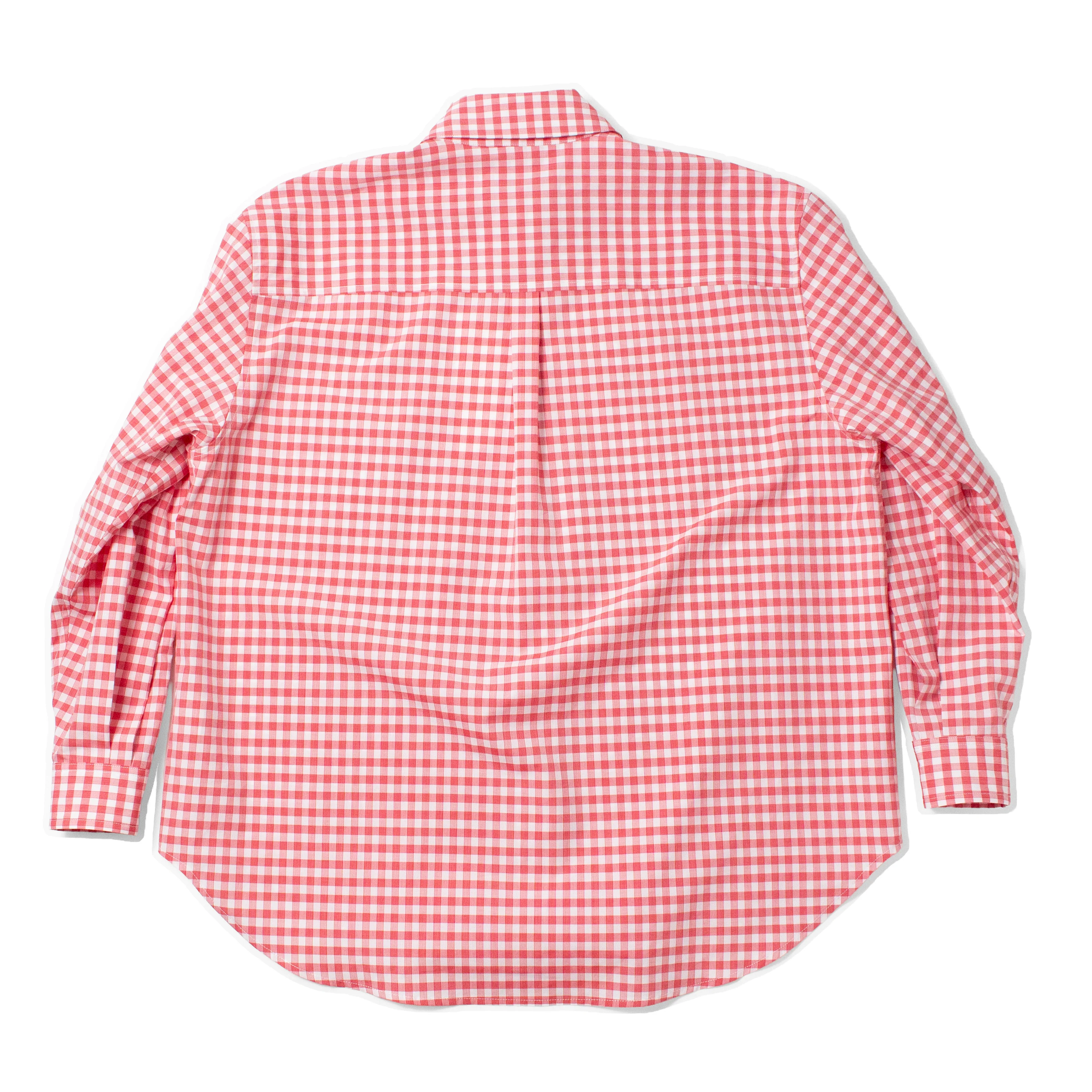 Kasmaria Oversized Big Pocket Shirt in Gingham Cotton Poplin - Image 3