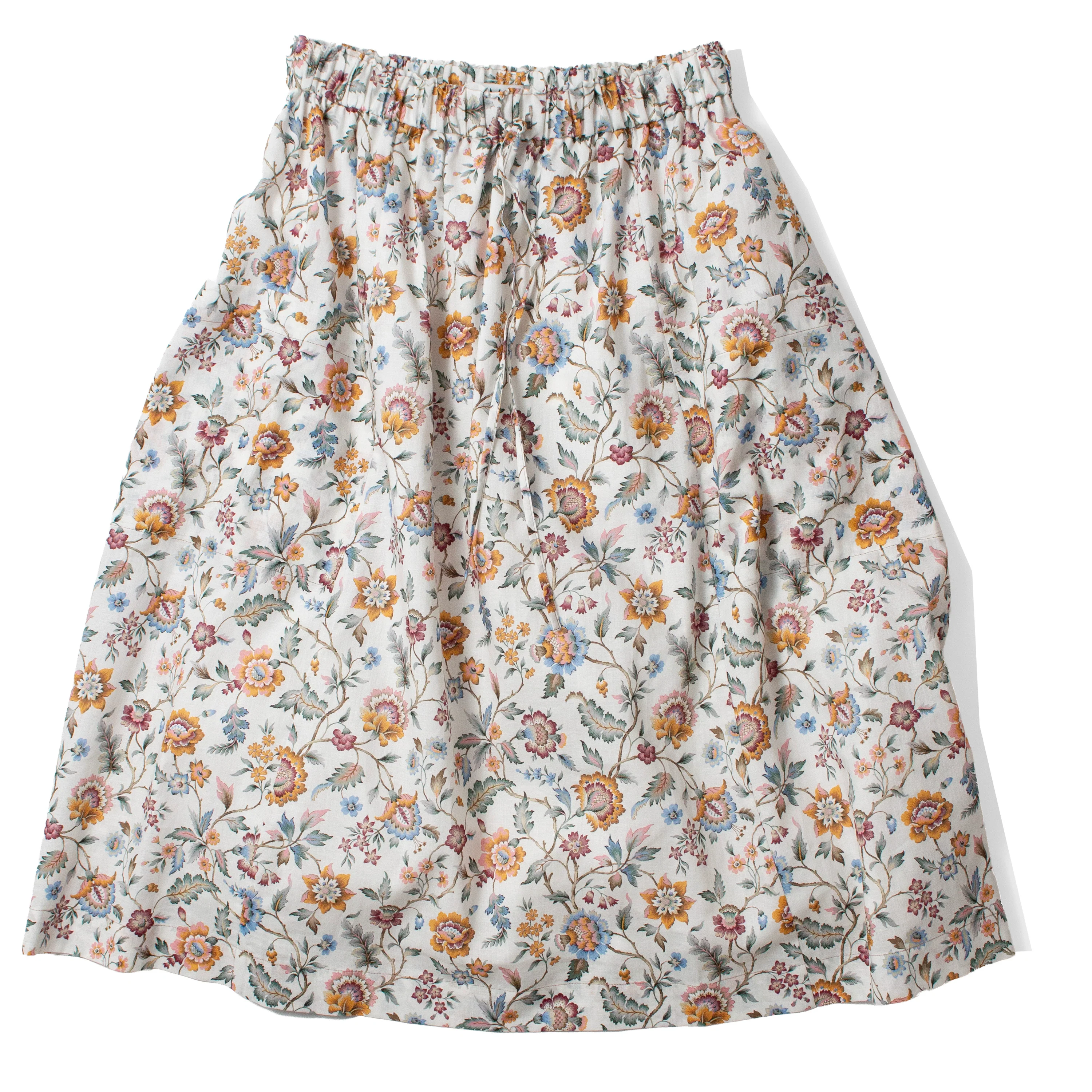 Kasmaria Skirt with Side Pockets in Liberty of London Linen Cotton - Image 3