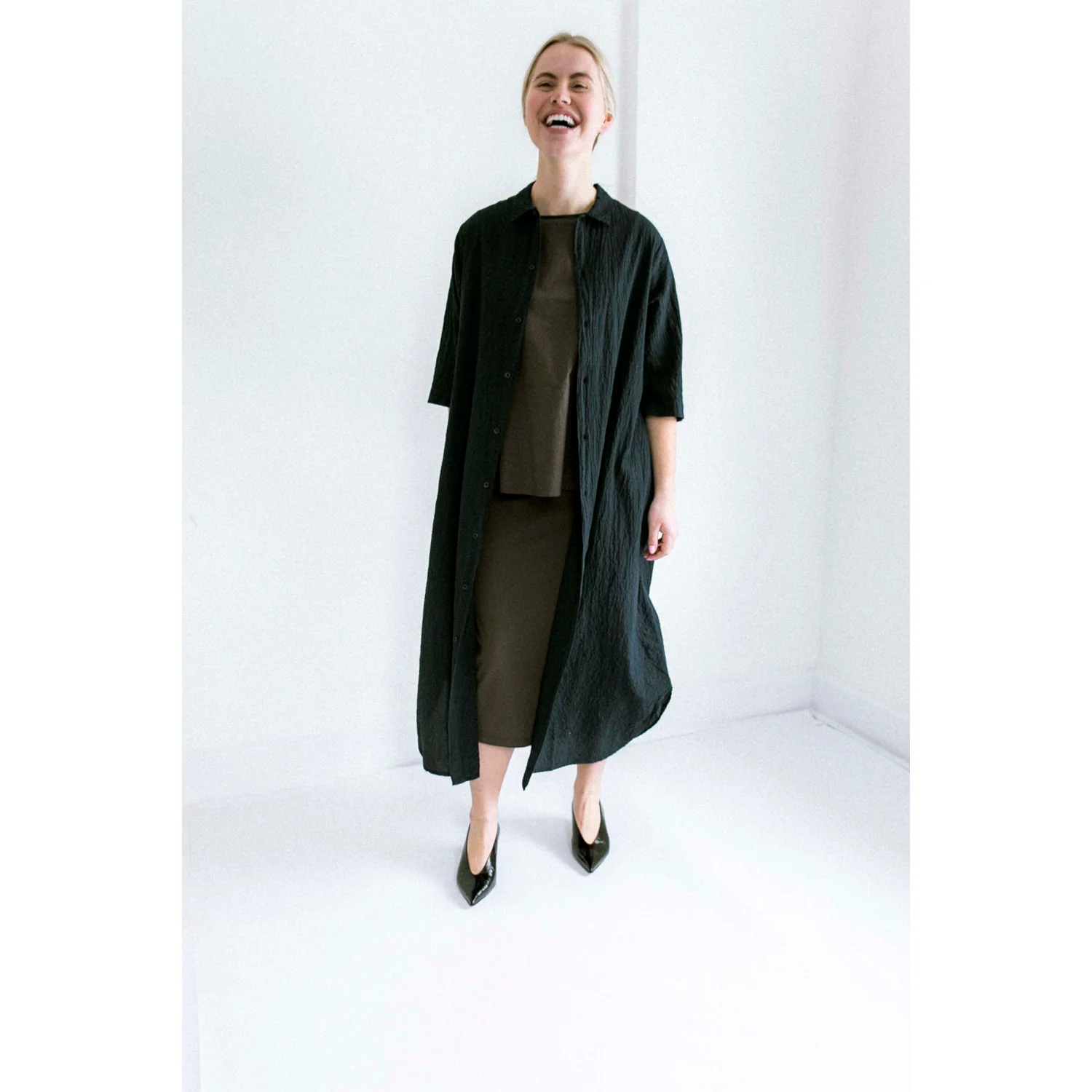 Labo.Art Acca Dress in Atlantic - Image 14
