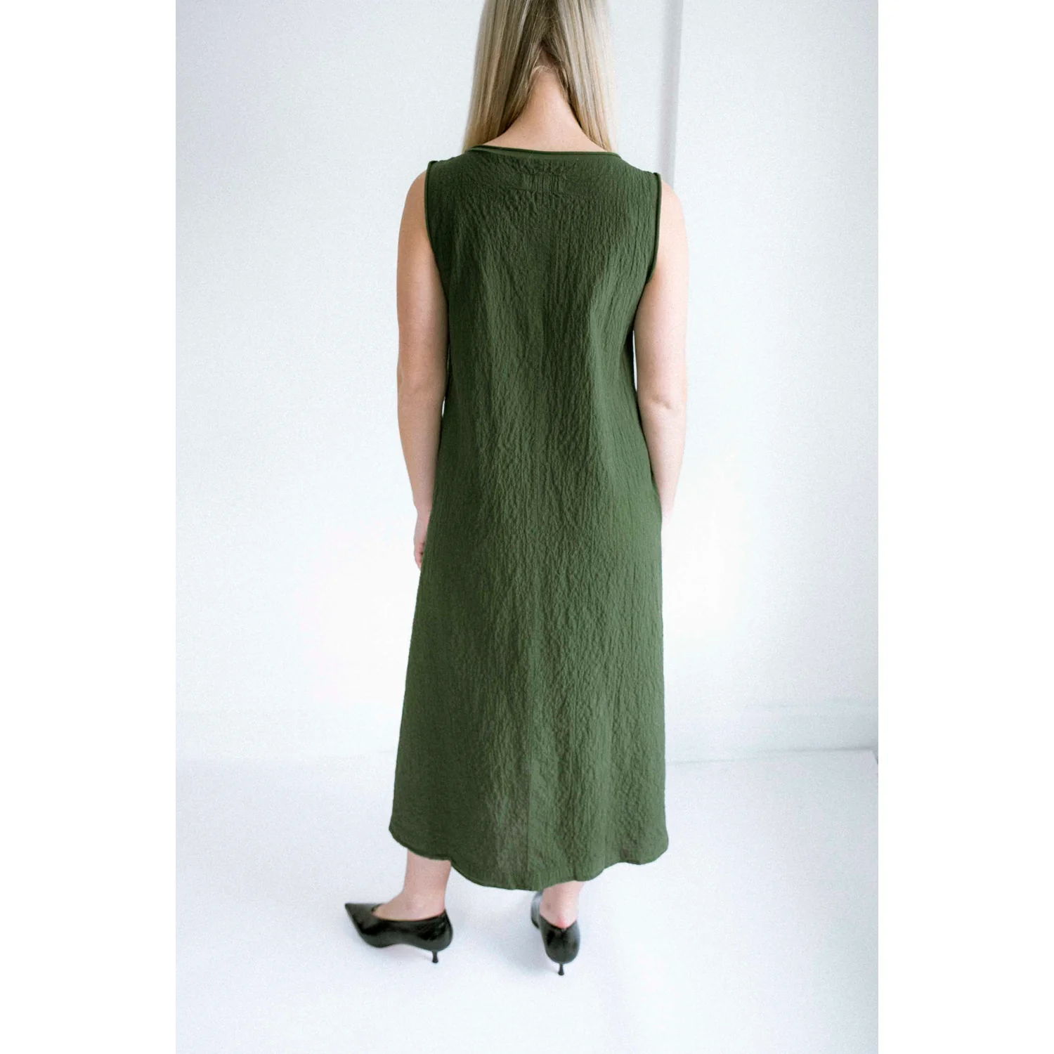 Labo.Art Giacomo Dress in Olive - Image 6