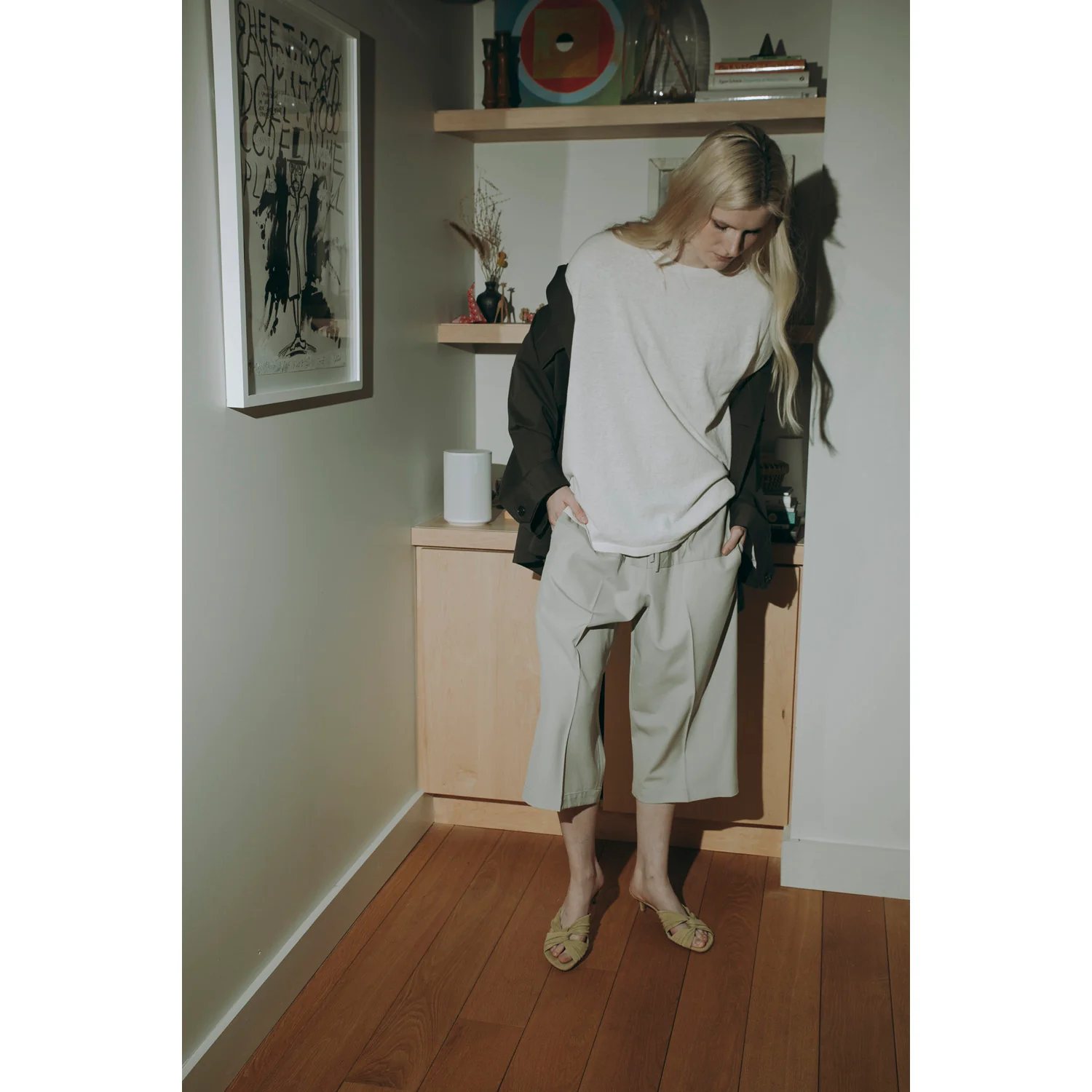 Lauren Manoogian Askew Tee in Bone - Image 4