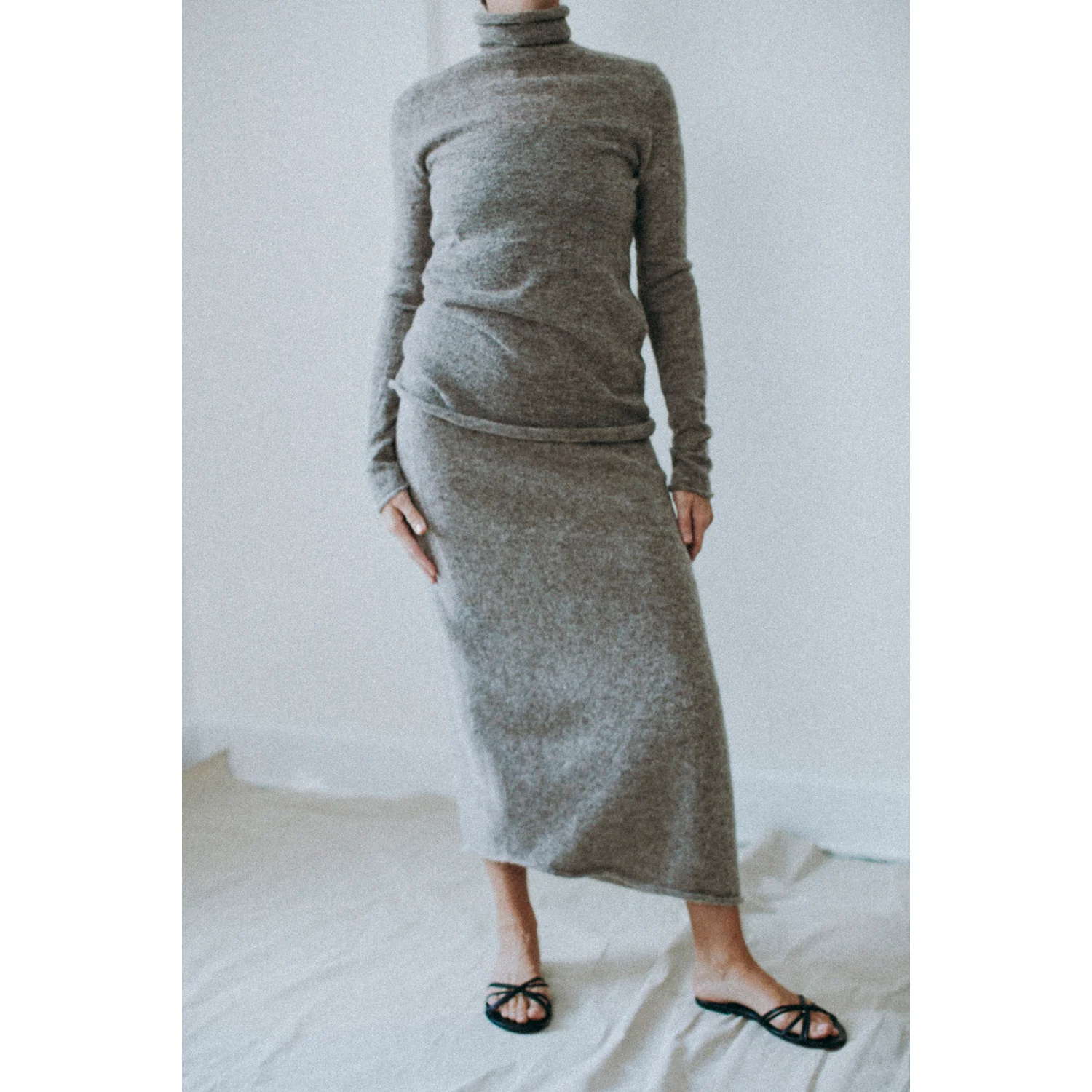 Lauren Manoogian Funnel Neck Sweater in Burl - Image 4