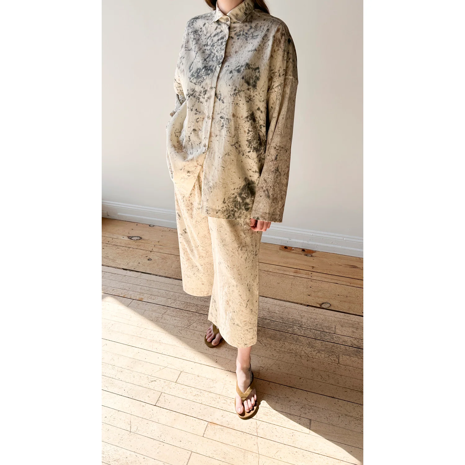 Lauren Manoogian Handpaint Pants in Natural - Image 6