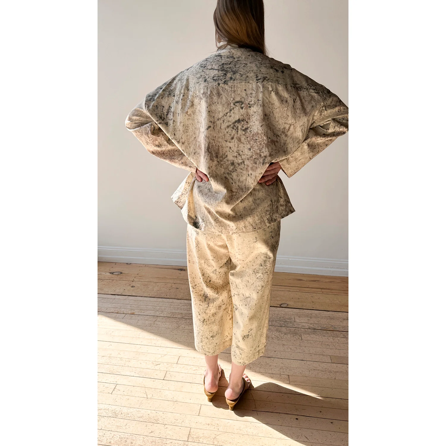 Lauren Manoogian Handpaint Pants in Natural - Image 7