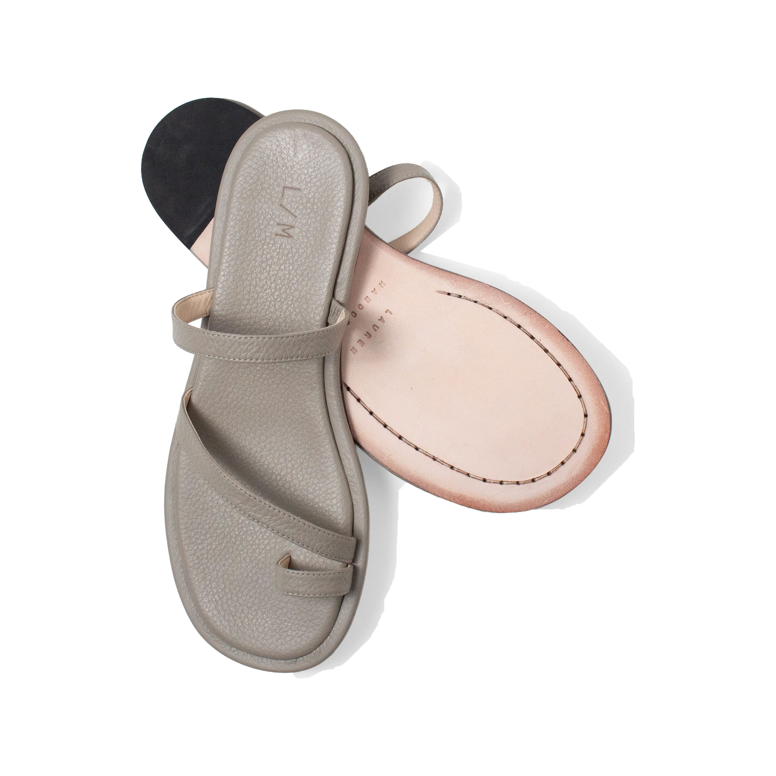 Lauren Manoogian Line Sandal in Stone