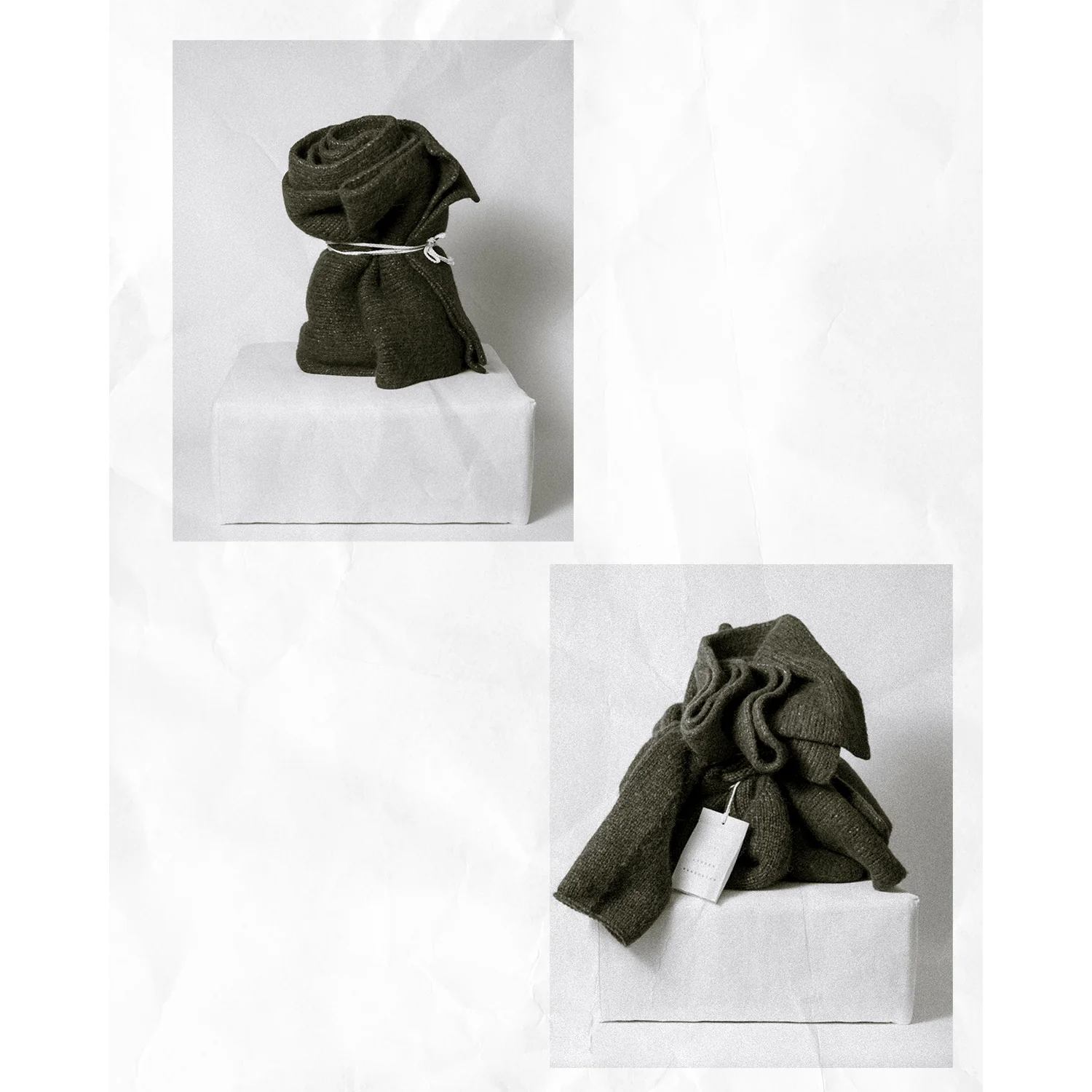 Lauren Manoogian Loft Rib Scarf in Coal - Image 3