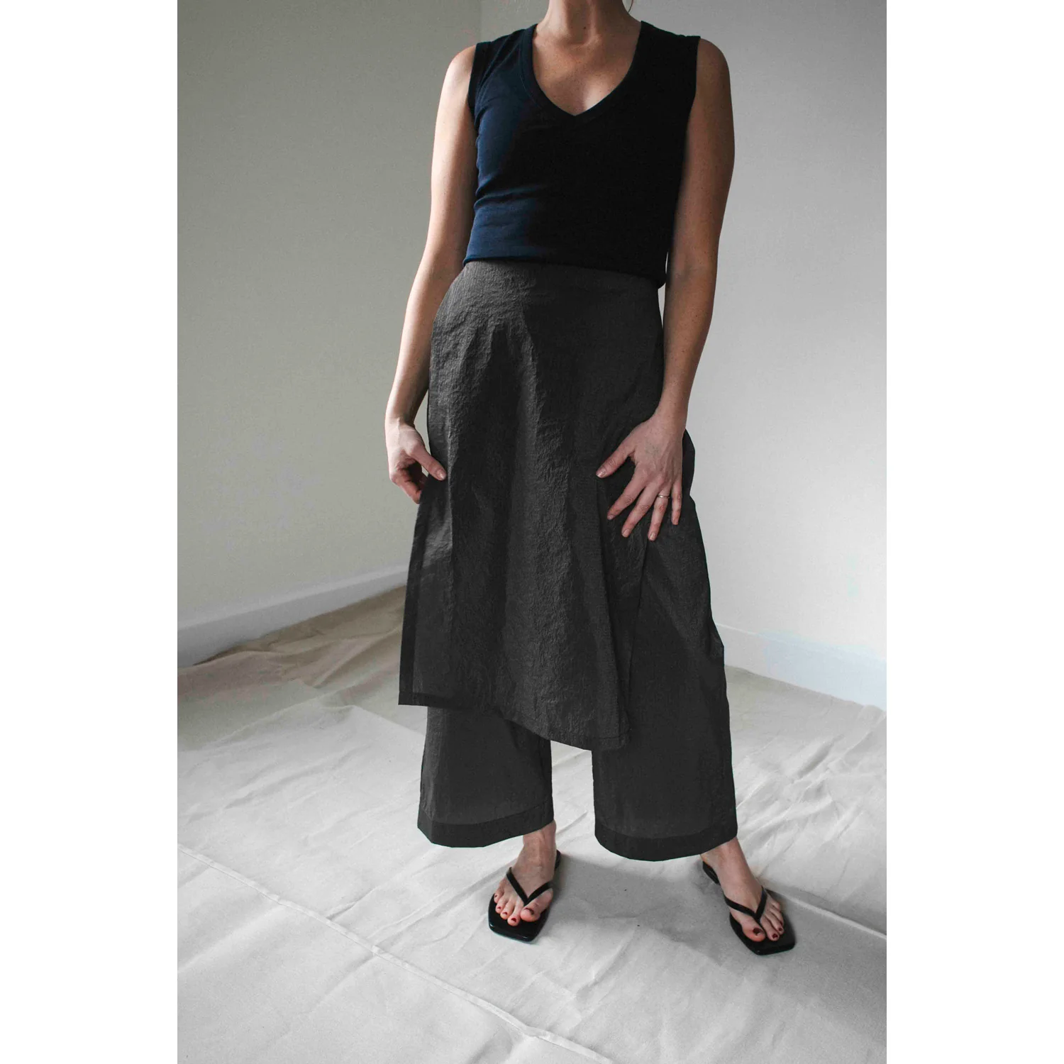 Lauren Manoogian Panel Pants in Pewter - Image 4