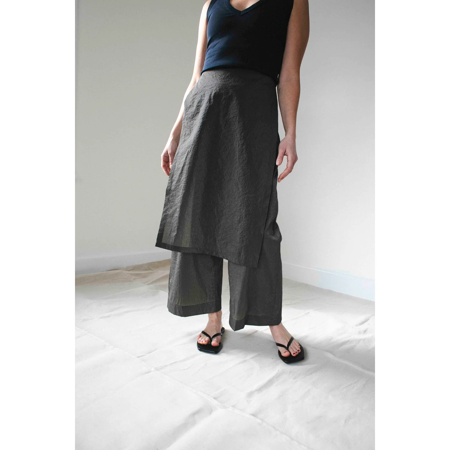 Lauren Manoogian Panel Pants in Pewter - Image 5