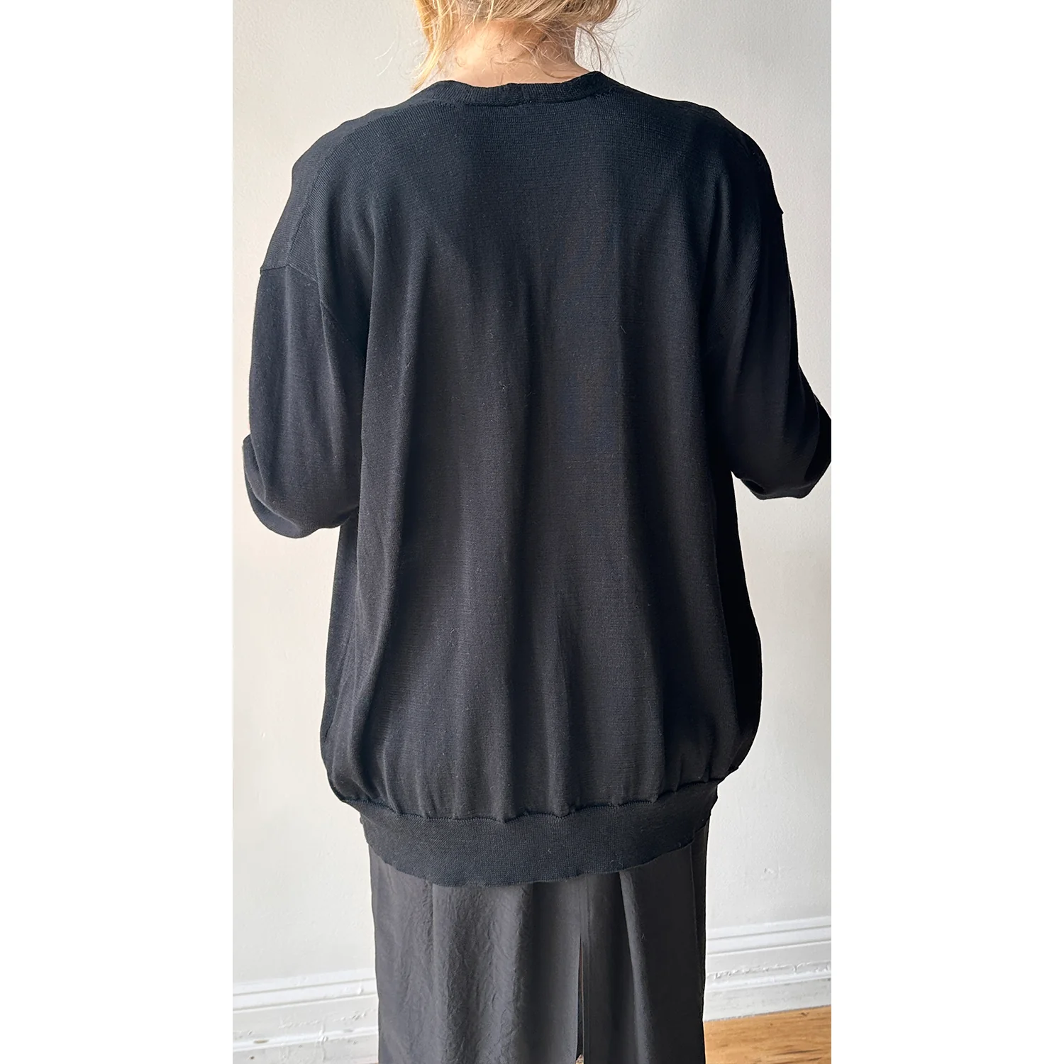 Lauren Manoogian Veil Cardigan in Black - Image 6