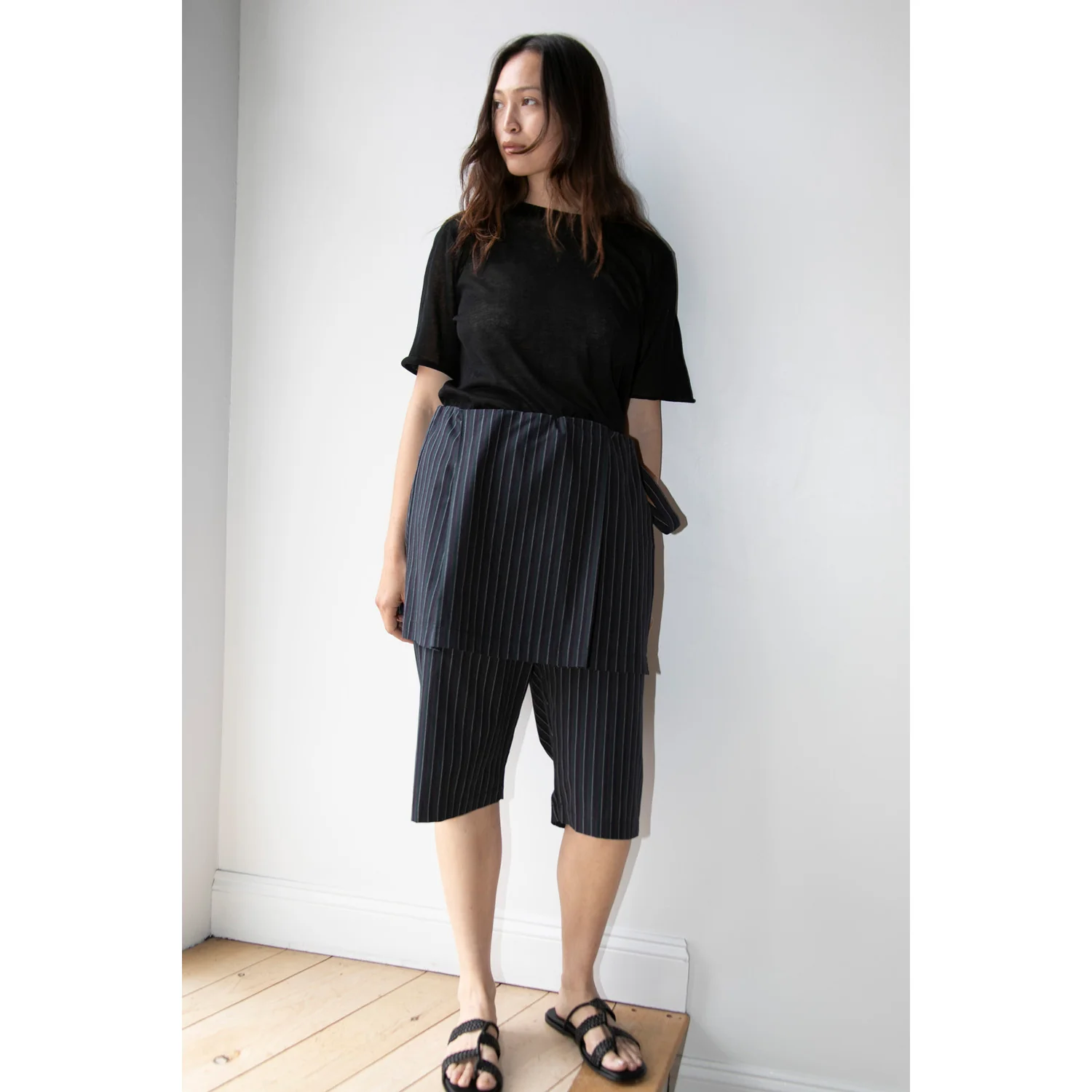 Lauren Manoogian Veil Tee in Black - Image 4