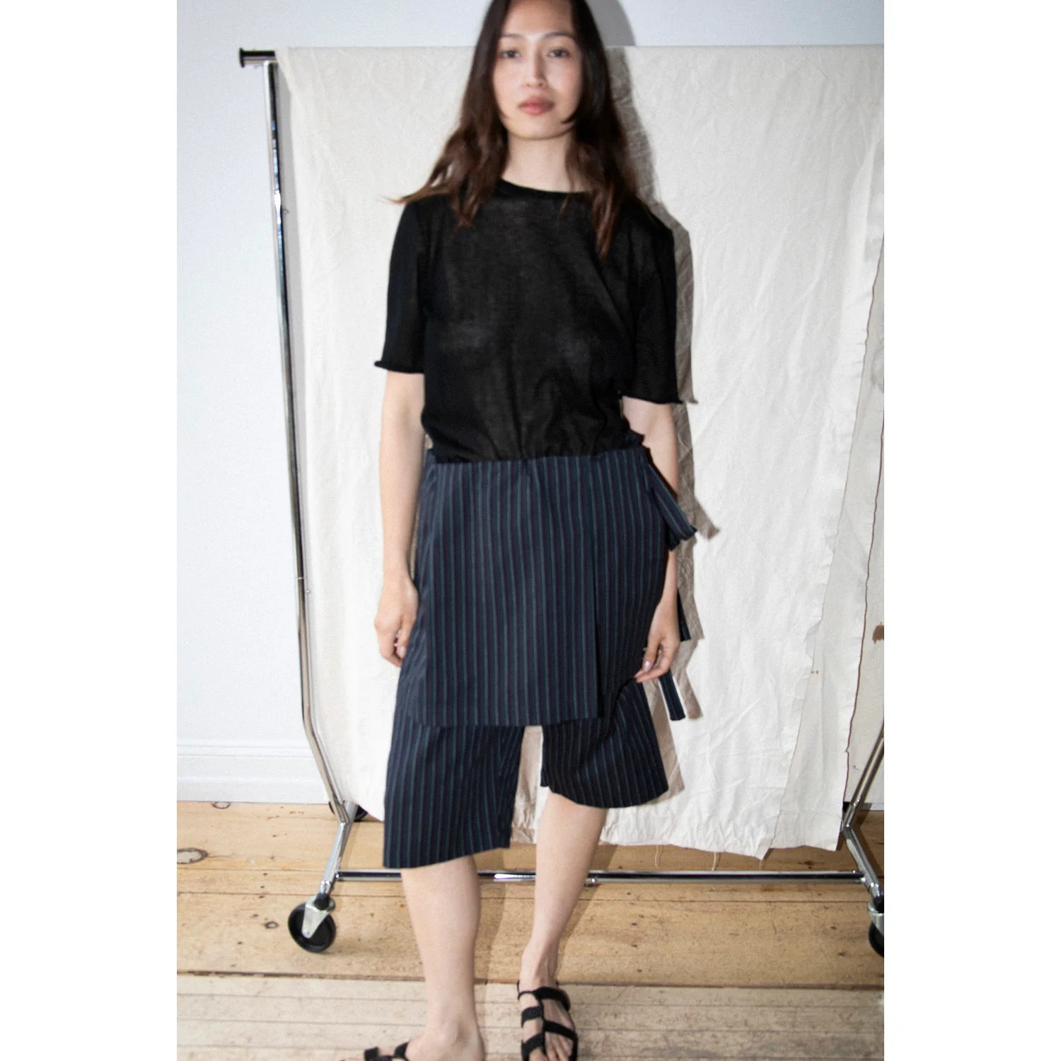 Lauren Manoogian Veil Tee in Black - Image 8