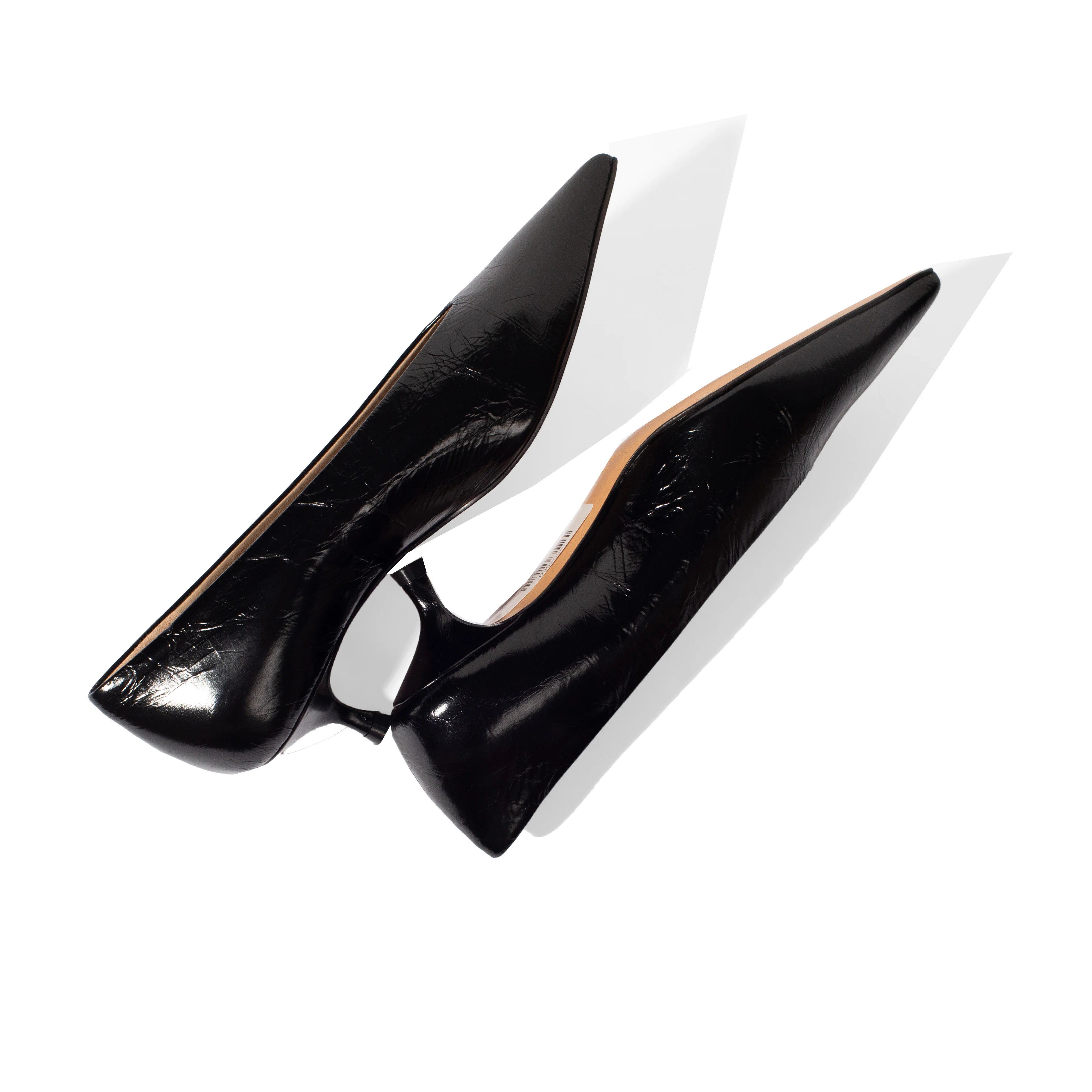 Le Monde Béryl Babouche Kitten Heel in Black