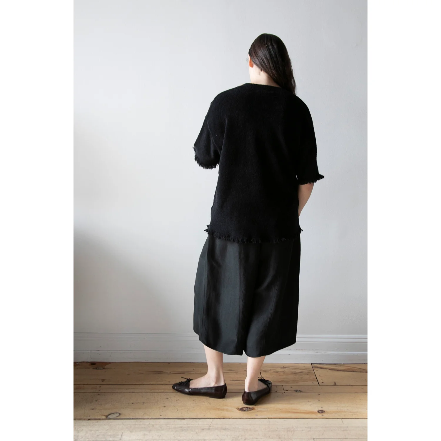 Maria McManus Basketball Culotte in Black - Image 10