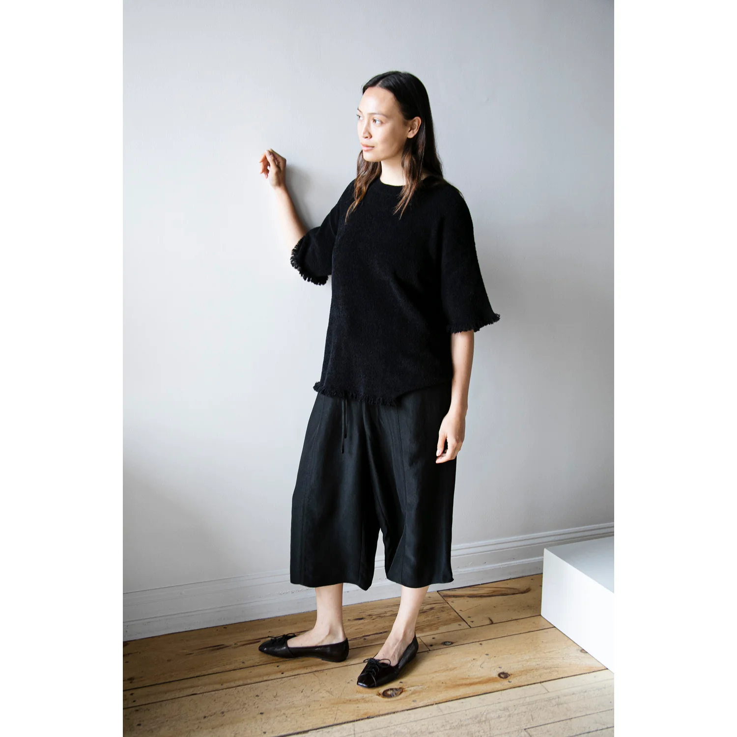 Maria McManus Basketball Culotte in Black - Image 8