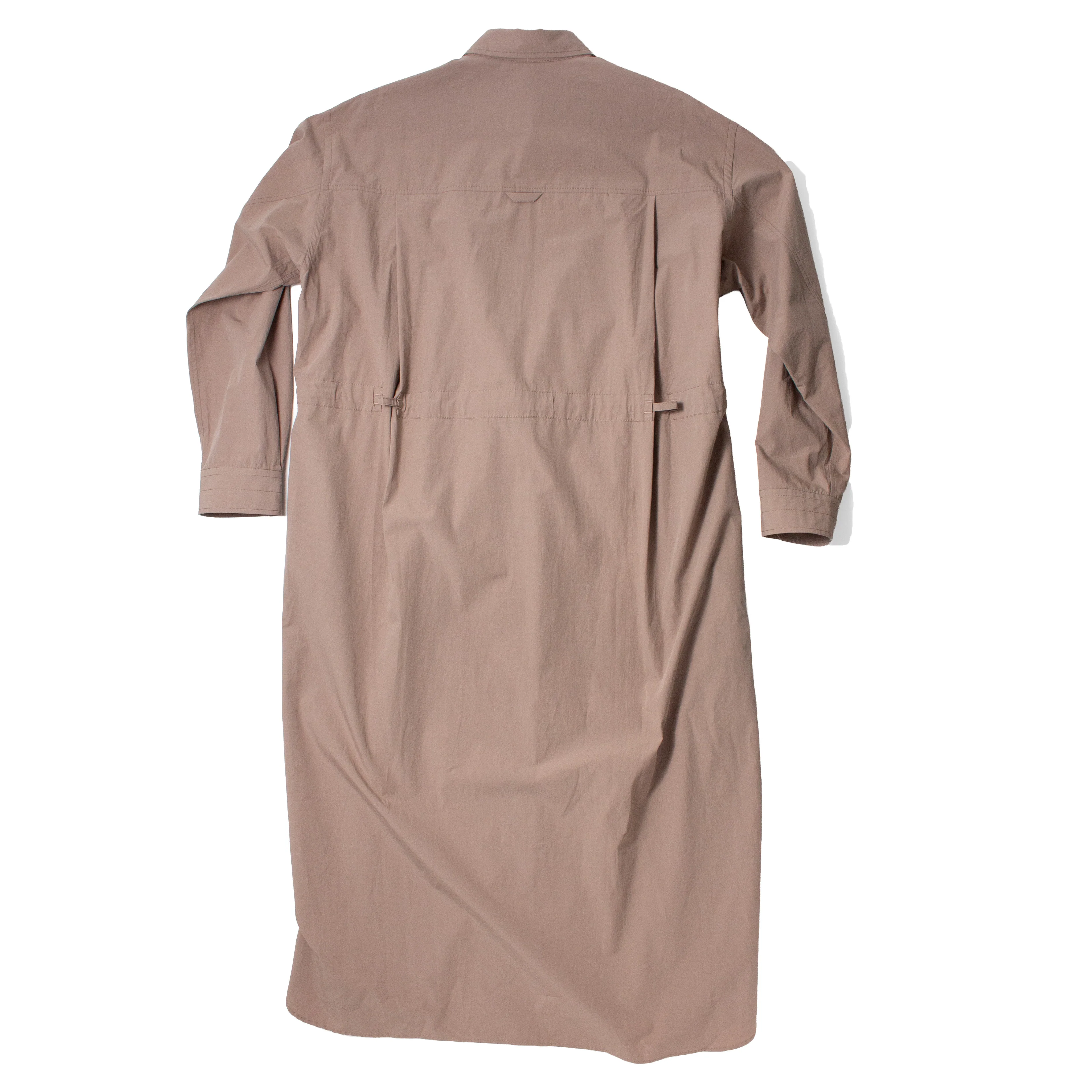 Maria McManus Drawstring Shirt Dress in Mouseback - Image 3