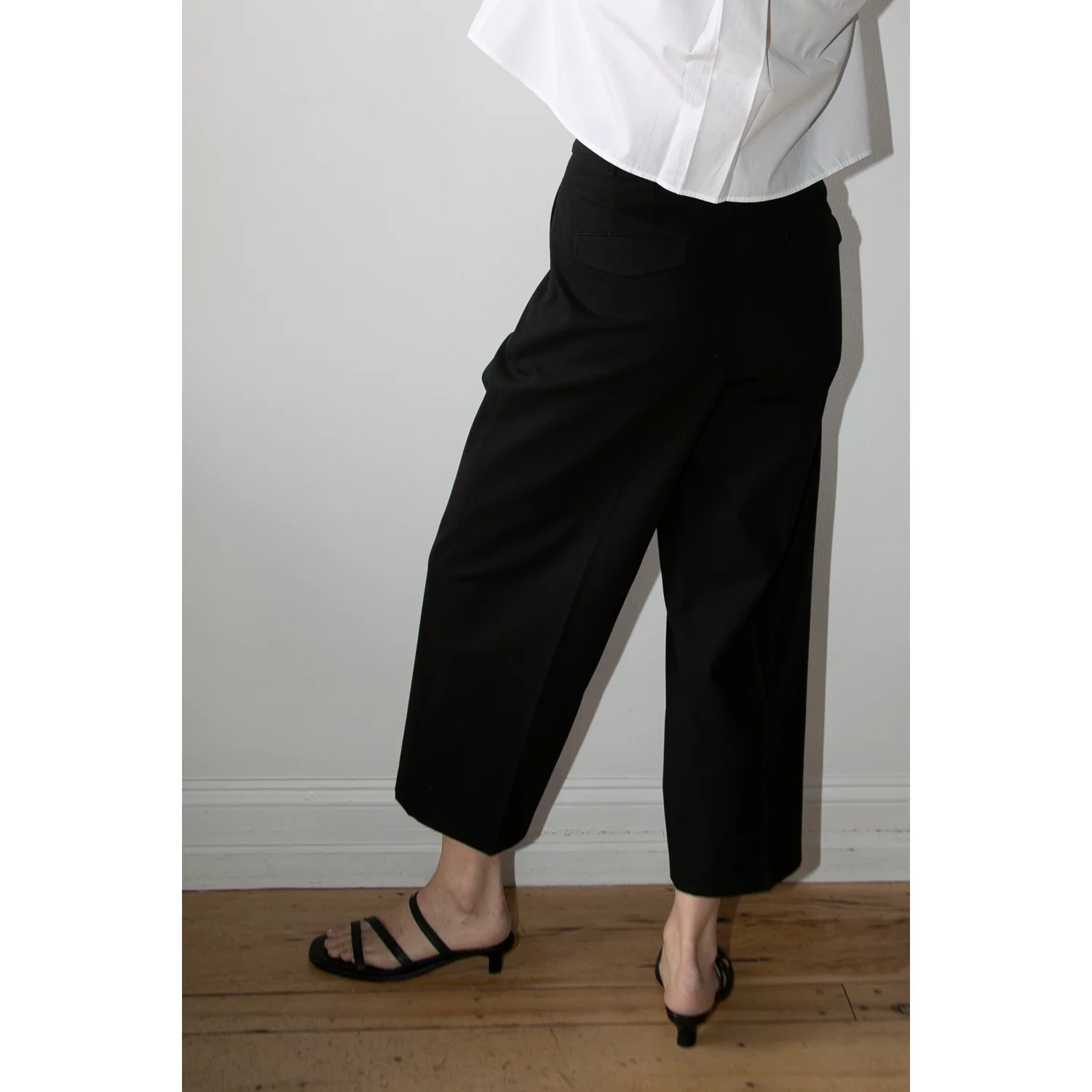 Maria McManus Pleat Front Trouser in Black - Image 8