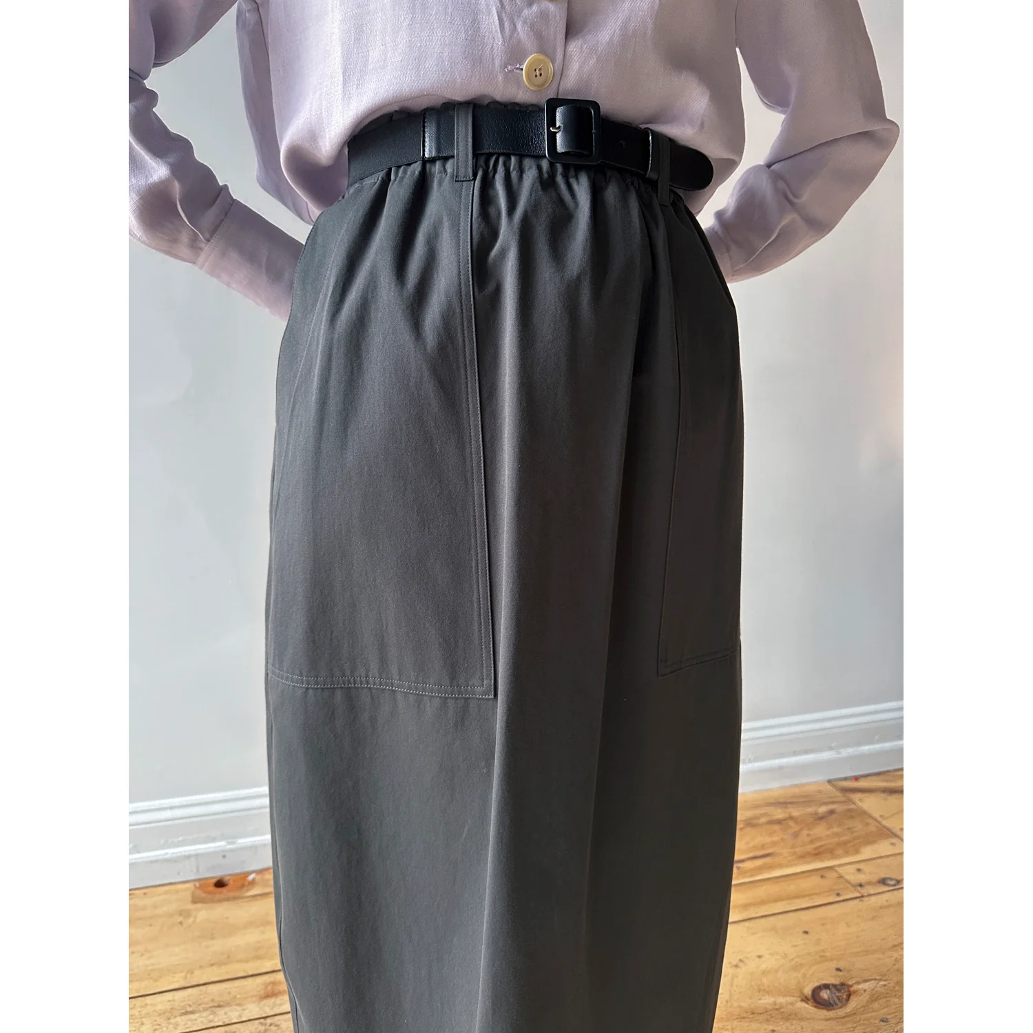 Maryam Nassir Zadeh Coa Belt in Black - Image 4