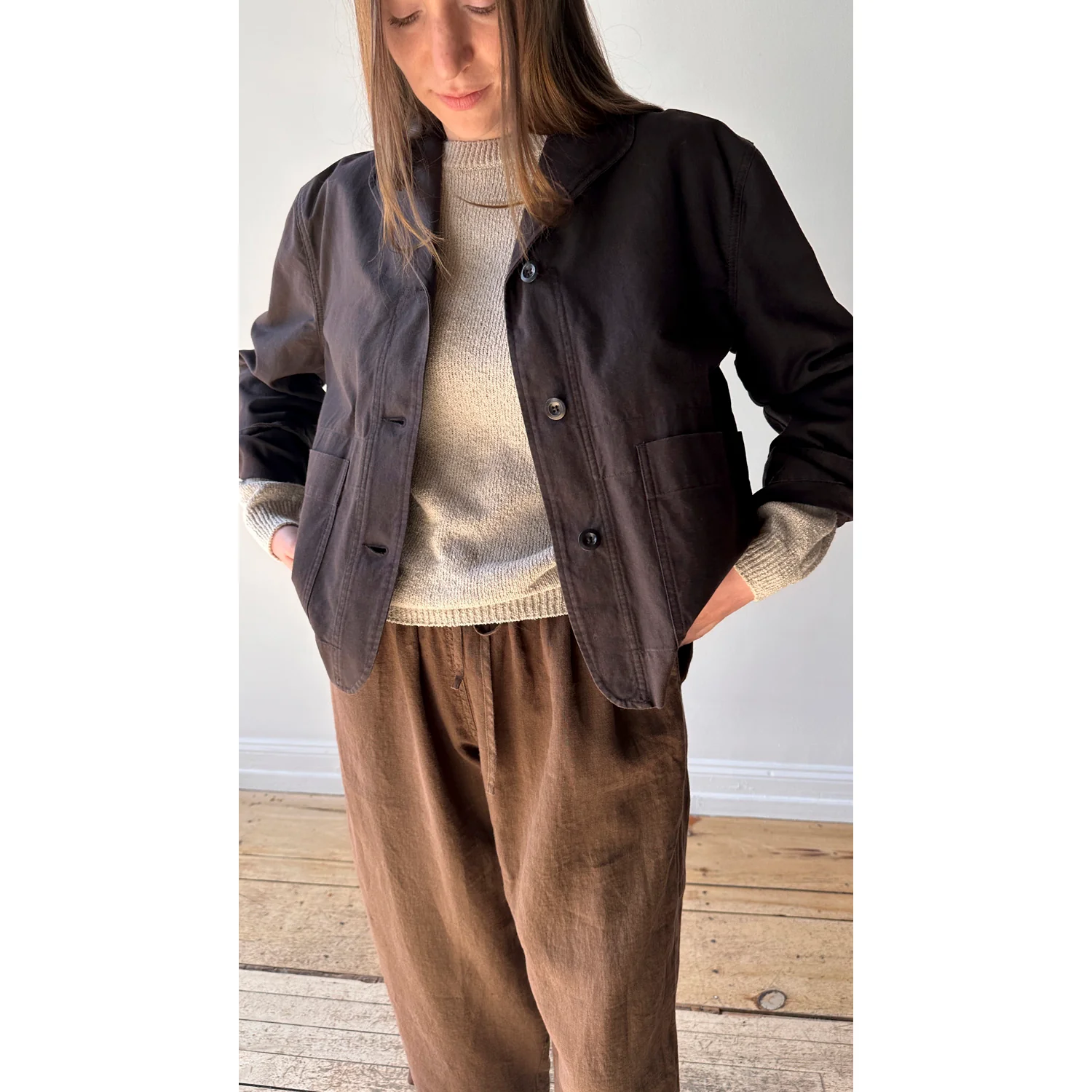 MHL. Field Jacket in Mahogany - Image 4