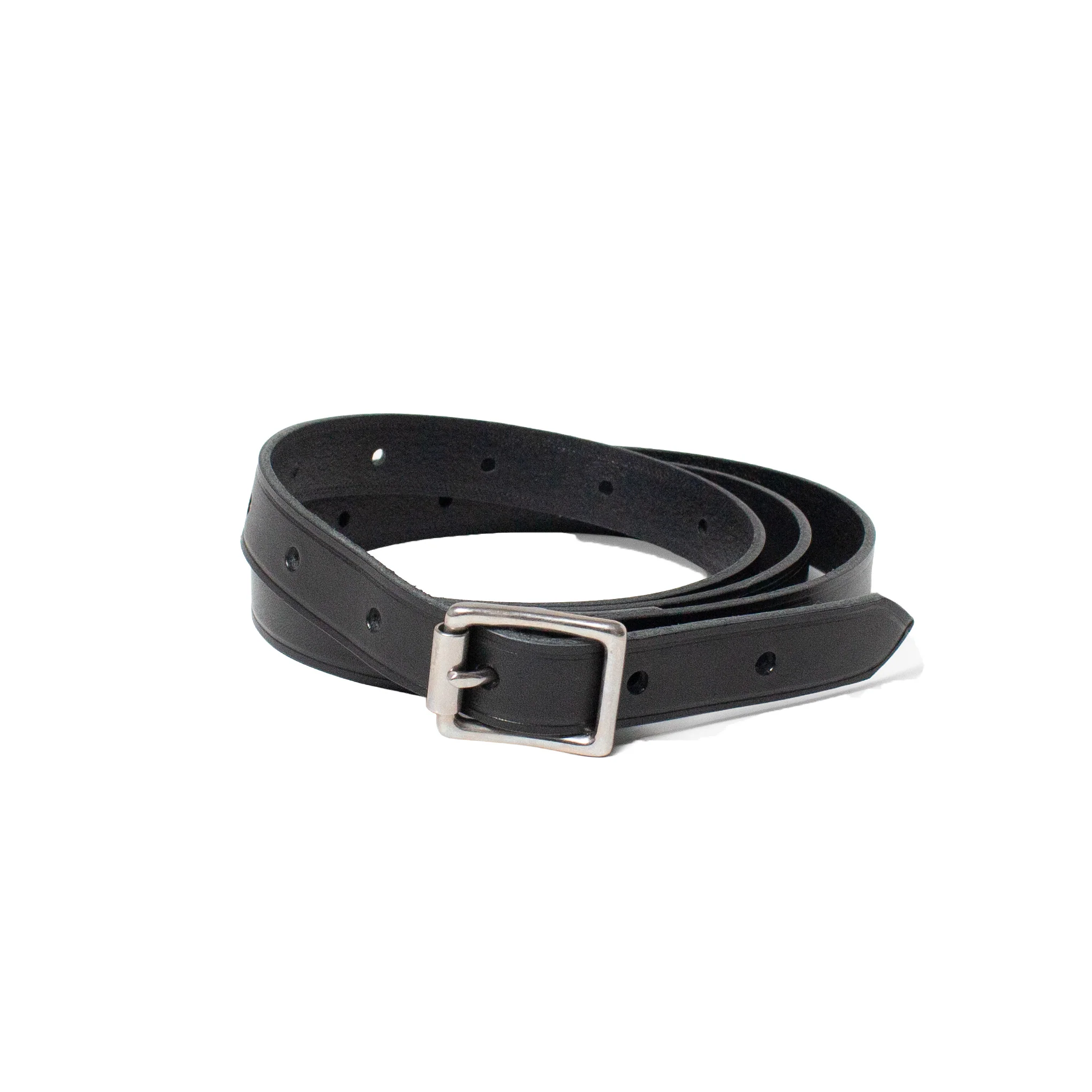 MHL. Scout Belt in Black Leather - Image 2