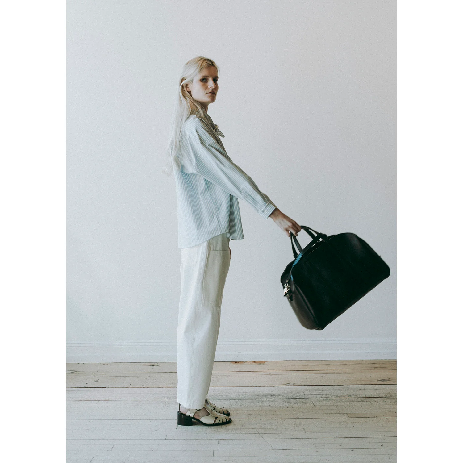 Nicholson & Nicholson Harper Pants in Off White - Image 5