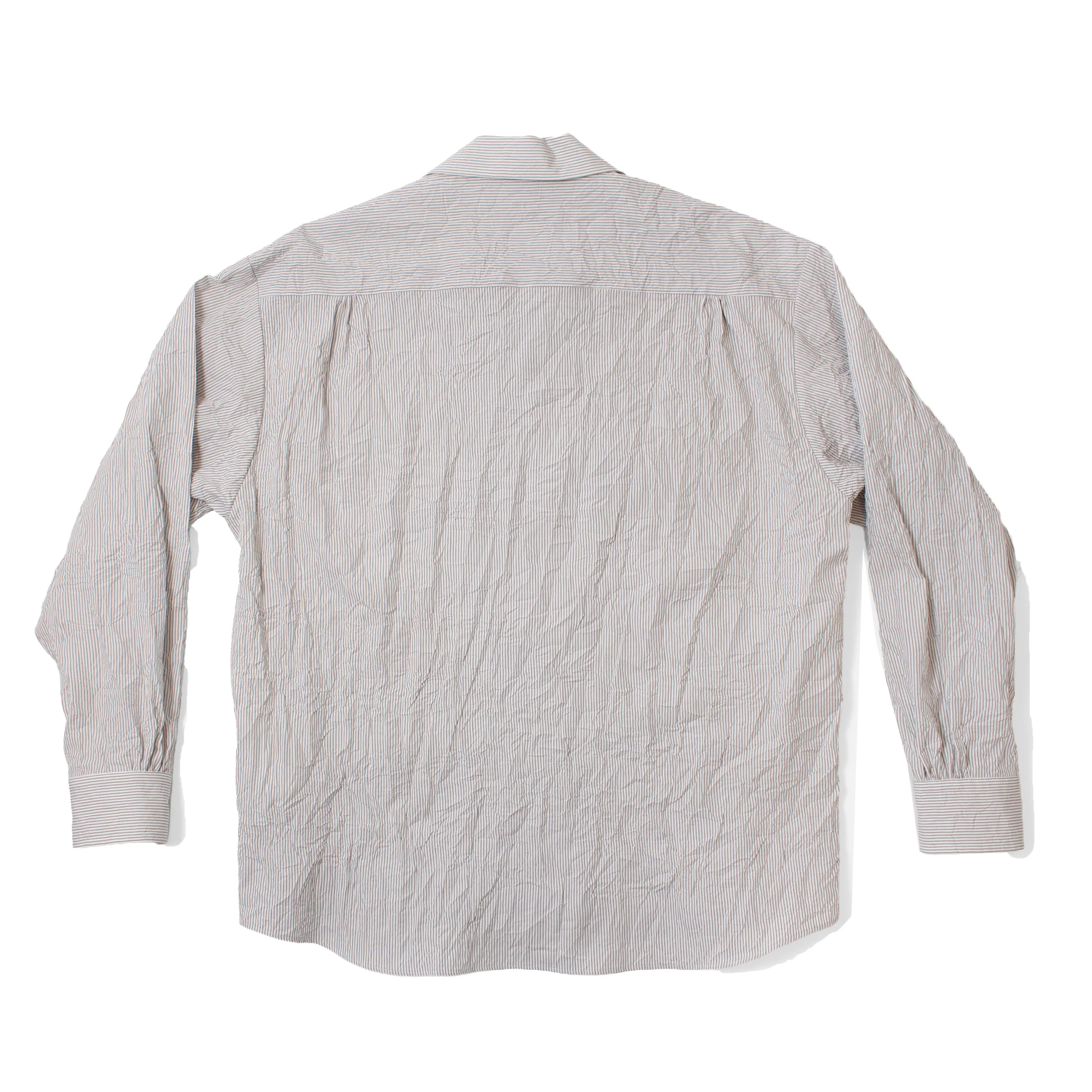 Nicholson & Nicholson Oscar Top in Gray Stripes - Image 3