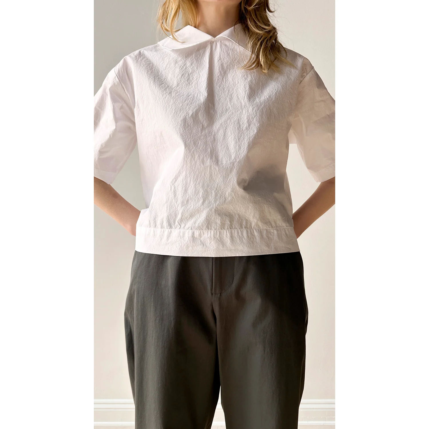 Nicholson & Nicholson Twin Top in White - Image 4