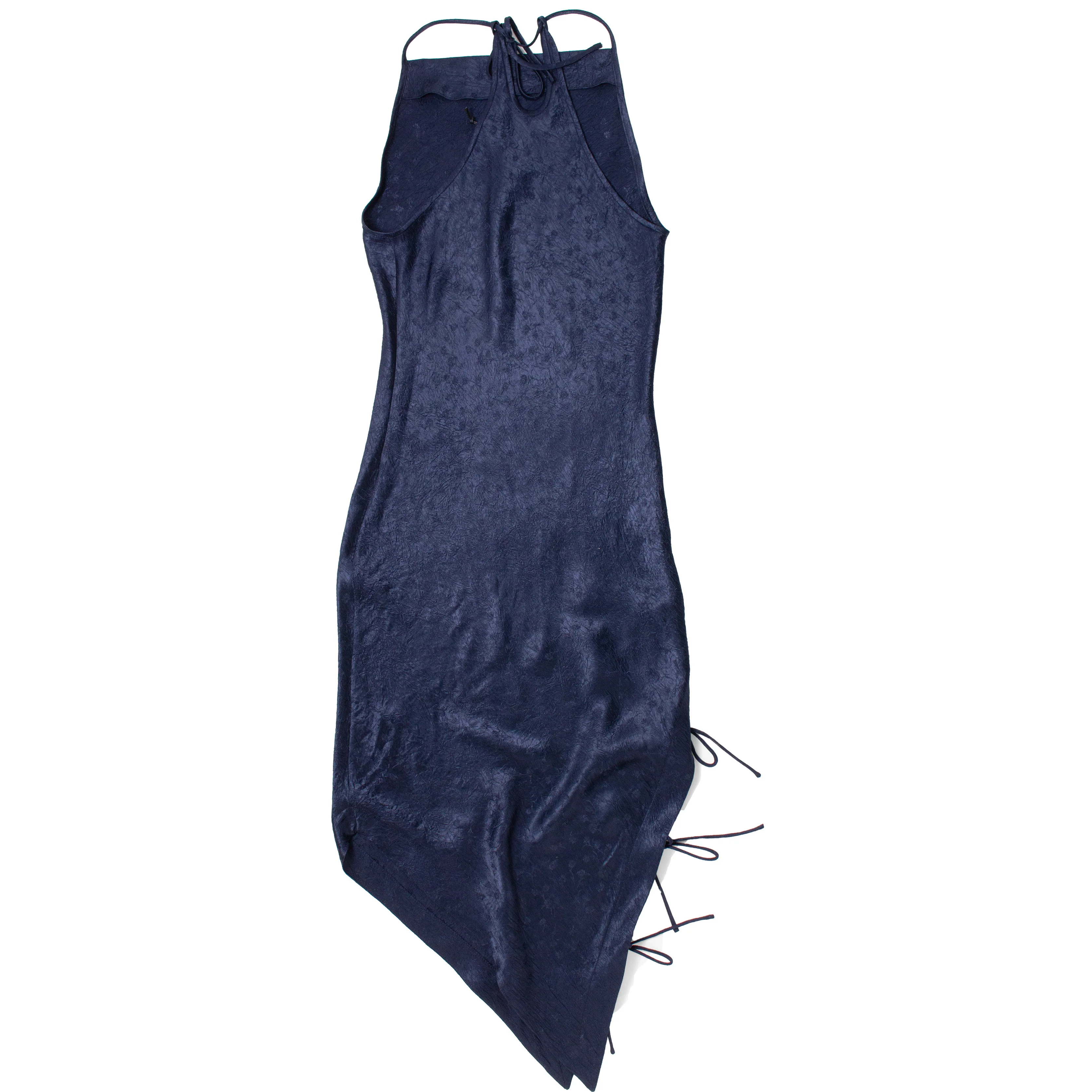 Nomia Side Tie Bias Dress in Ink - Image 3