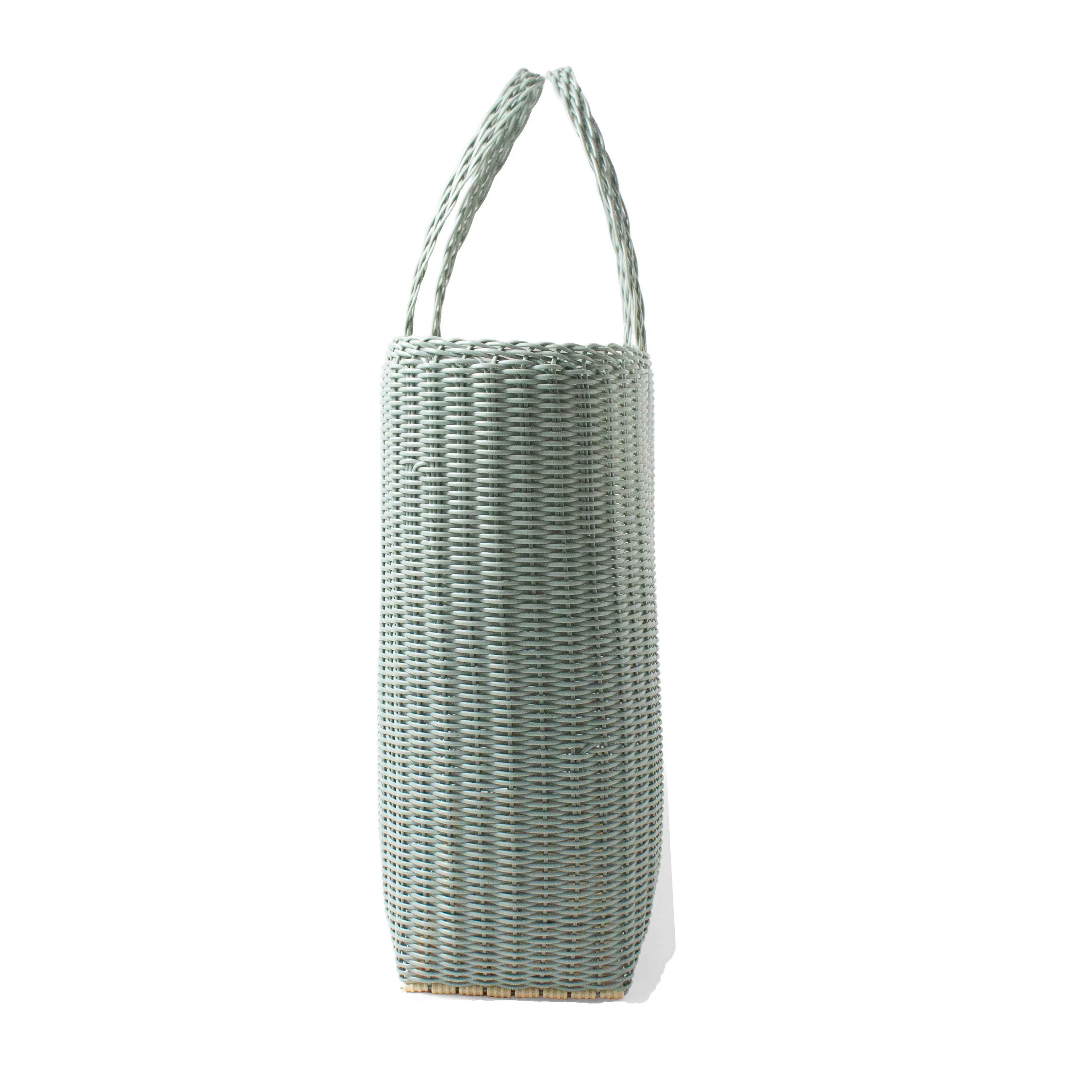 Palorosa Large Flat Basic Tote in Eucalyptus - Image 4