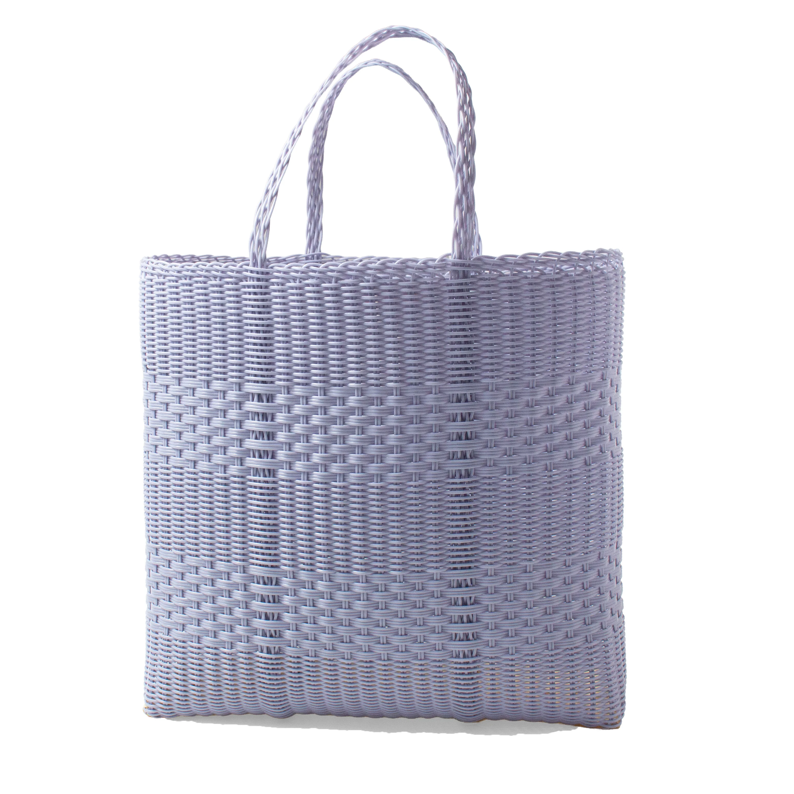 Palorosa Large Lace Basic Tote in Blue Lilac - Image 2