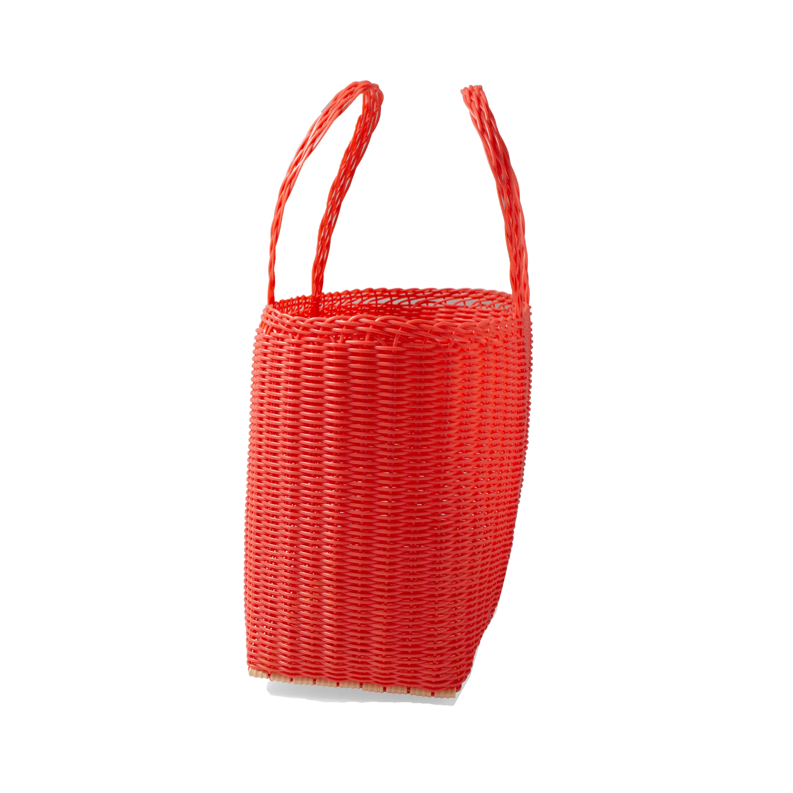 Palorosa Small Flat Basic Tote in Geranium - Image 4