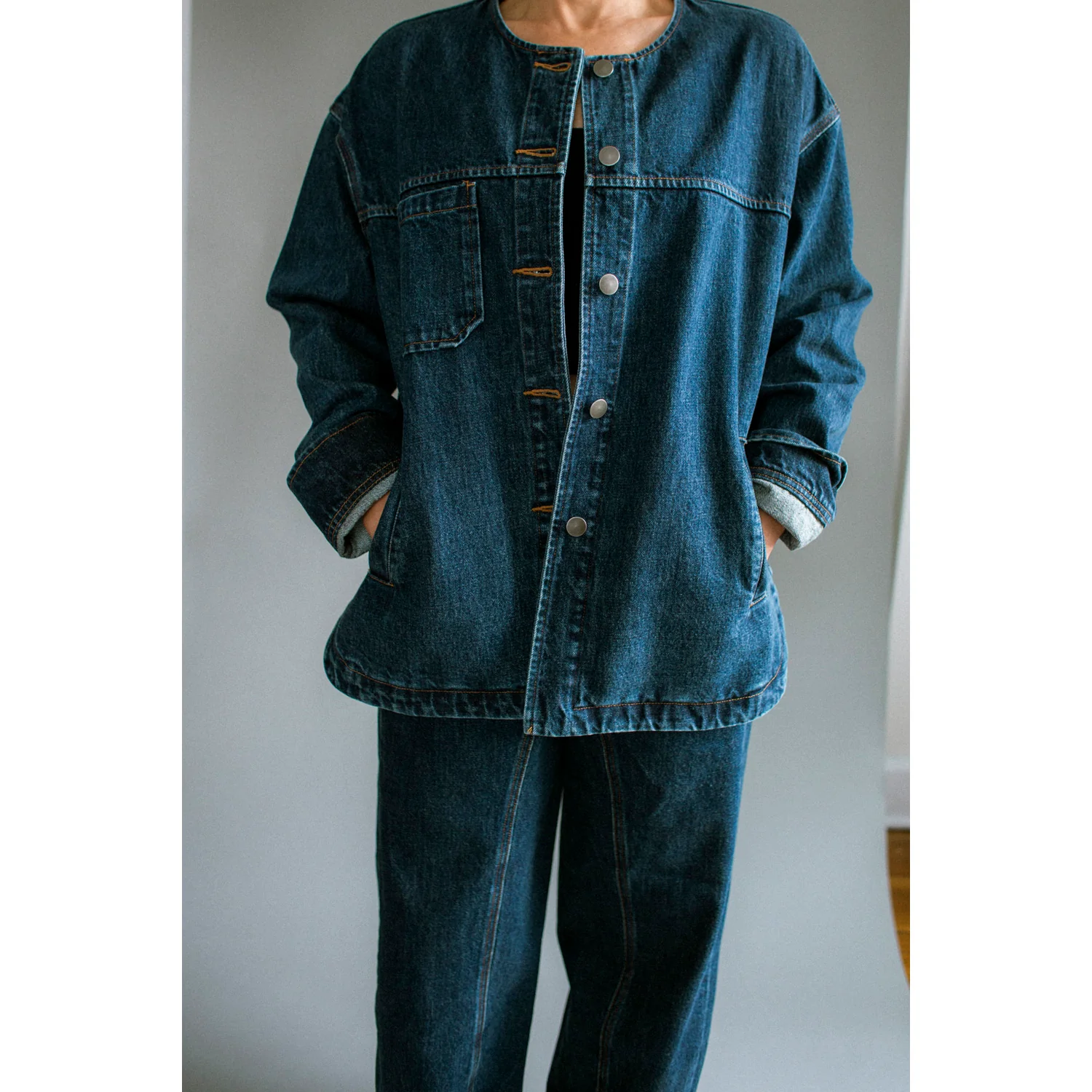 Rachel Comey Delaney Jacket in Muddy Indigo - Image 4