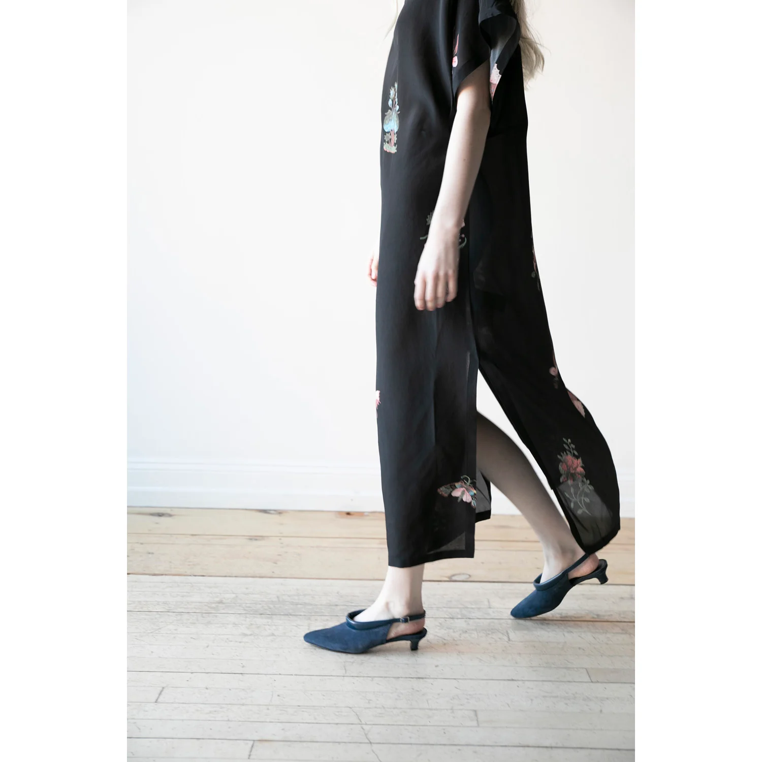 Rodebjer Amalfi Duchess Dress in Black Multi - Image 8