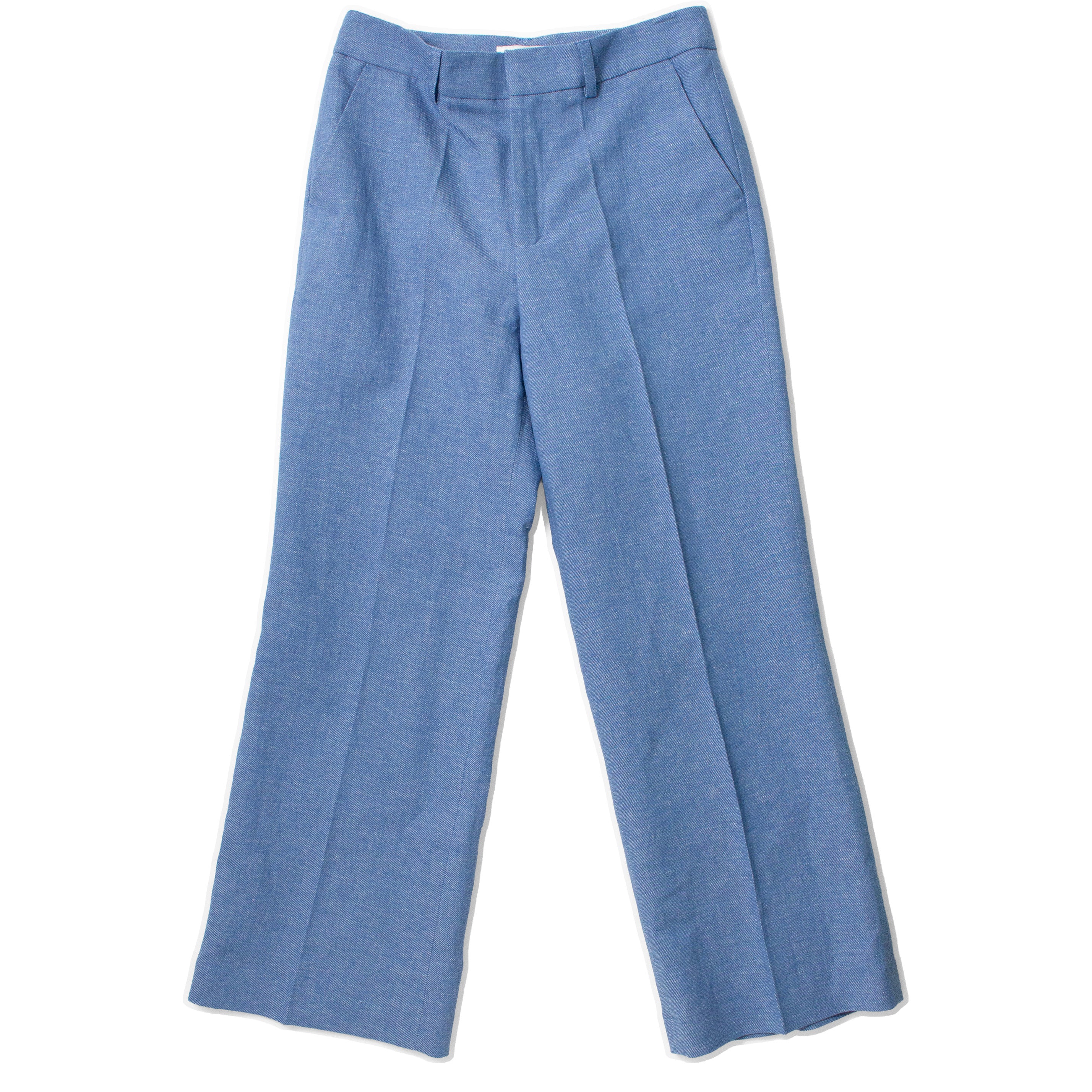 Rodebjer Femi Lino Pant in Azure Blue - Image 2