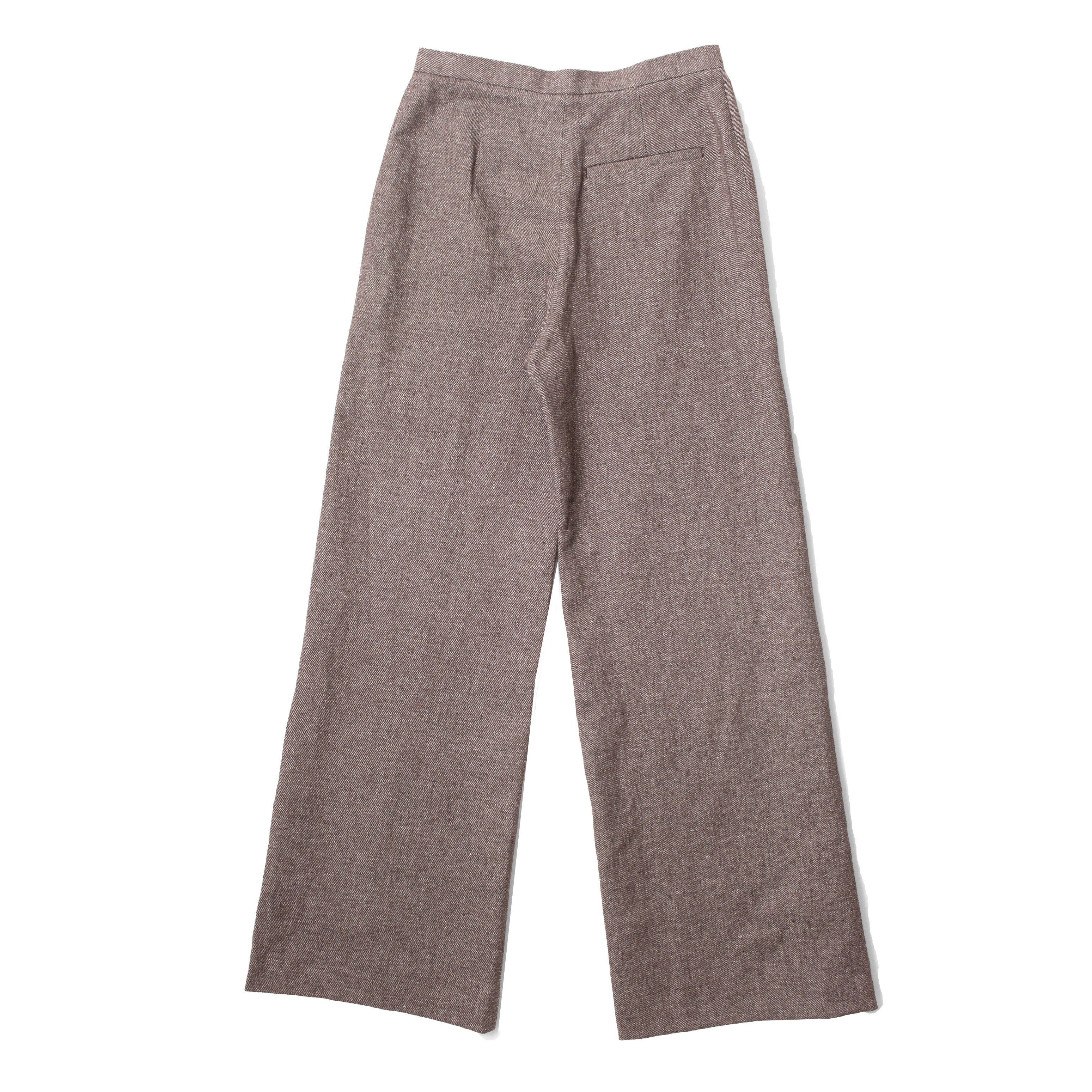 Rodebjer Rubin Lino Pants in Brown - Image 3