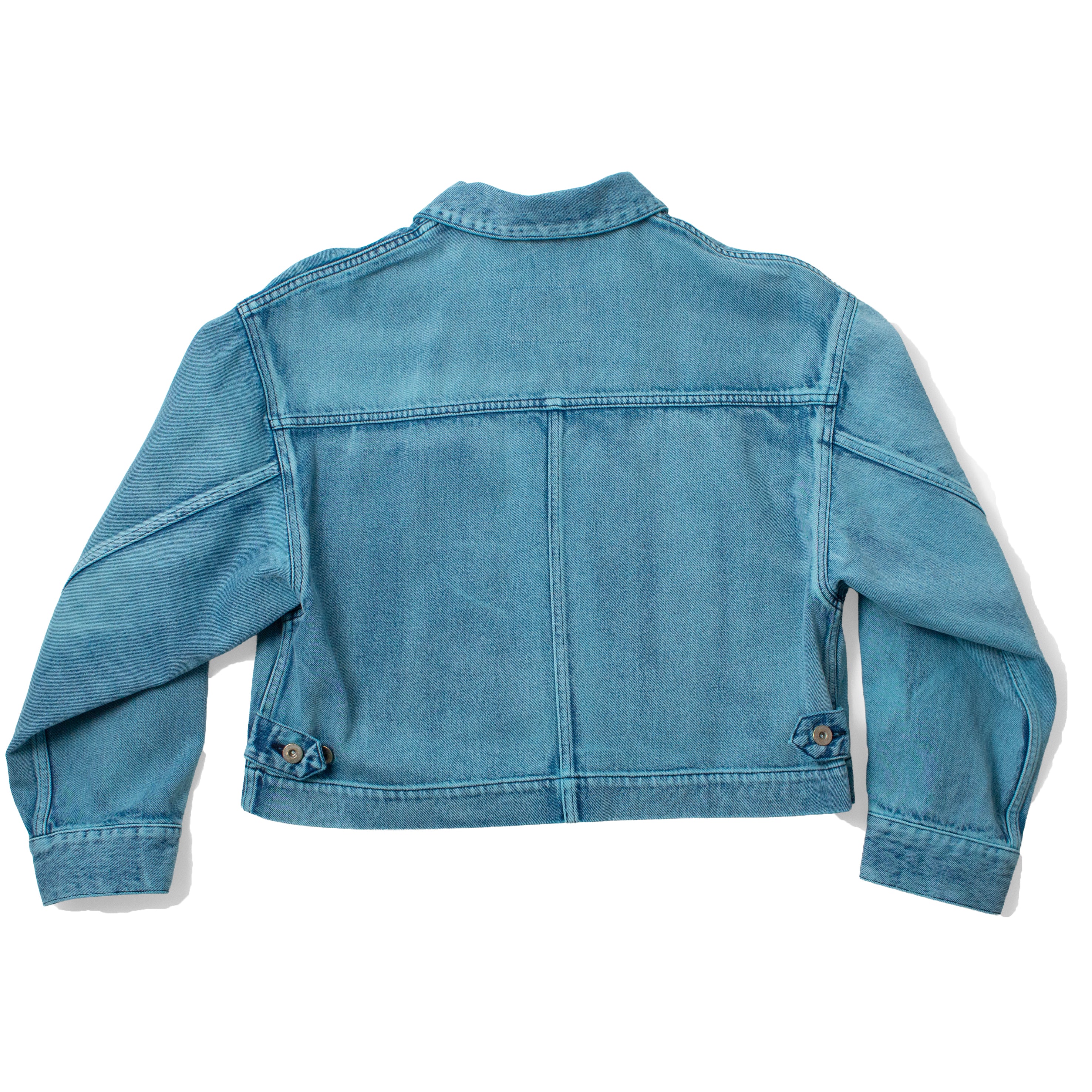 Sayaka Davis Cropped Jacket in Aqua - Image 3