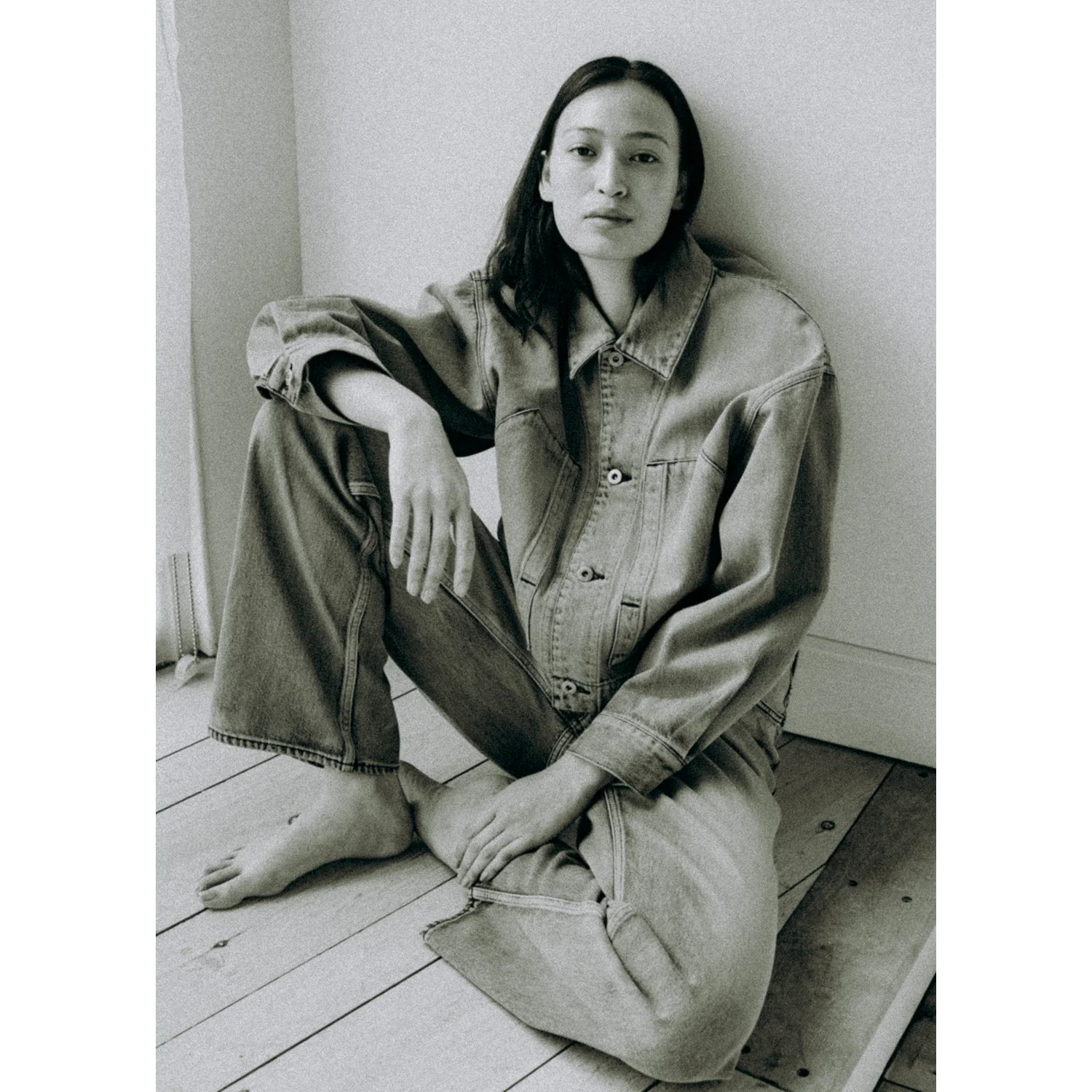 Sayaka Davis Cropped Jacket in Aqua - Image 6