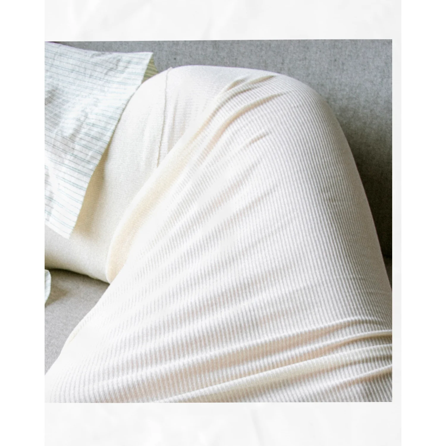 Sayaka Davis Rib Skirt in Peach - Image 6