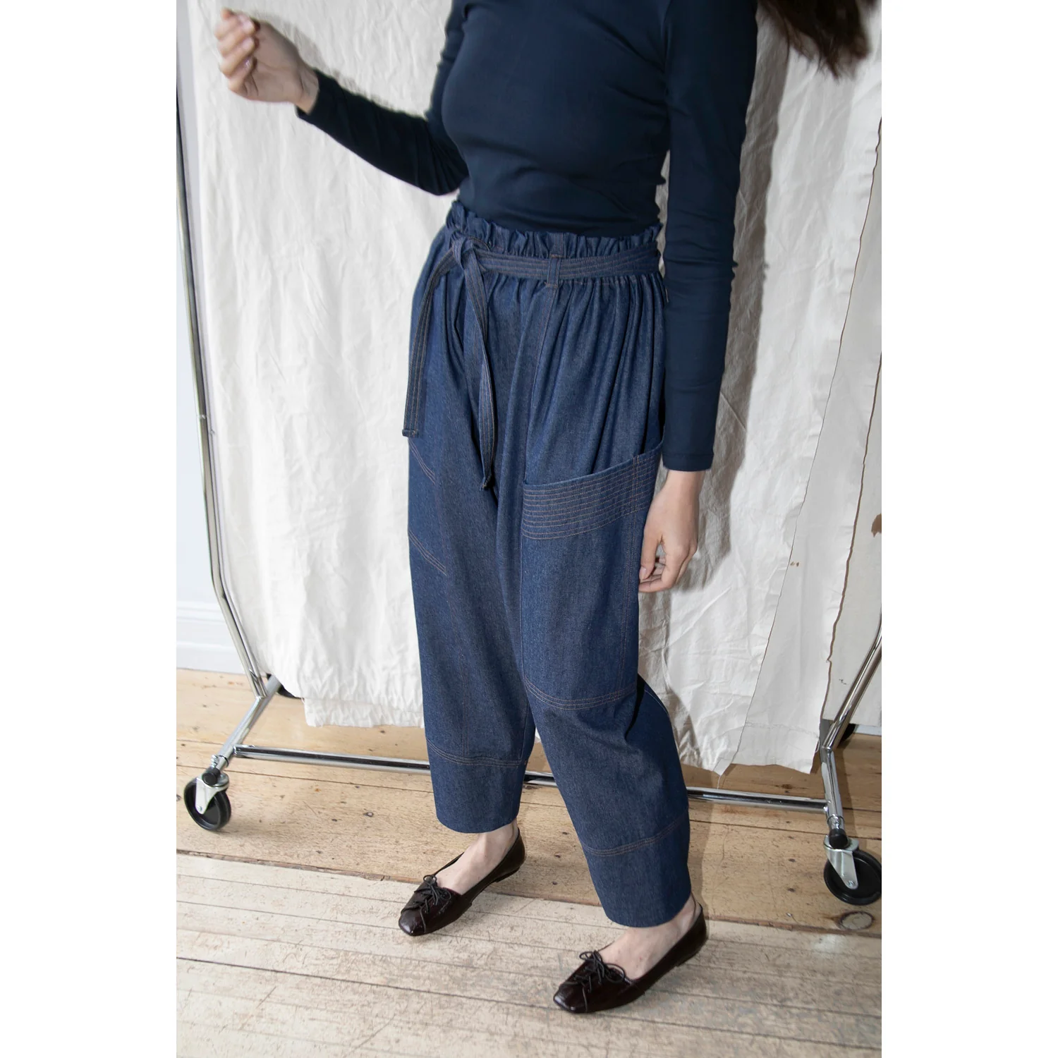 SC103 Vault Pants in Soft Indigo - Image 4