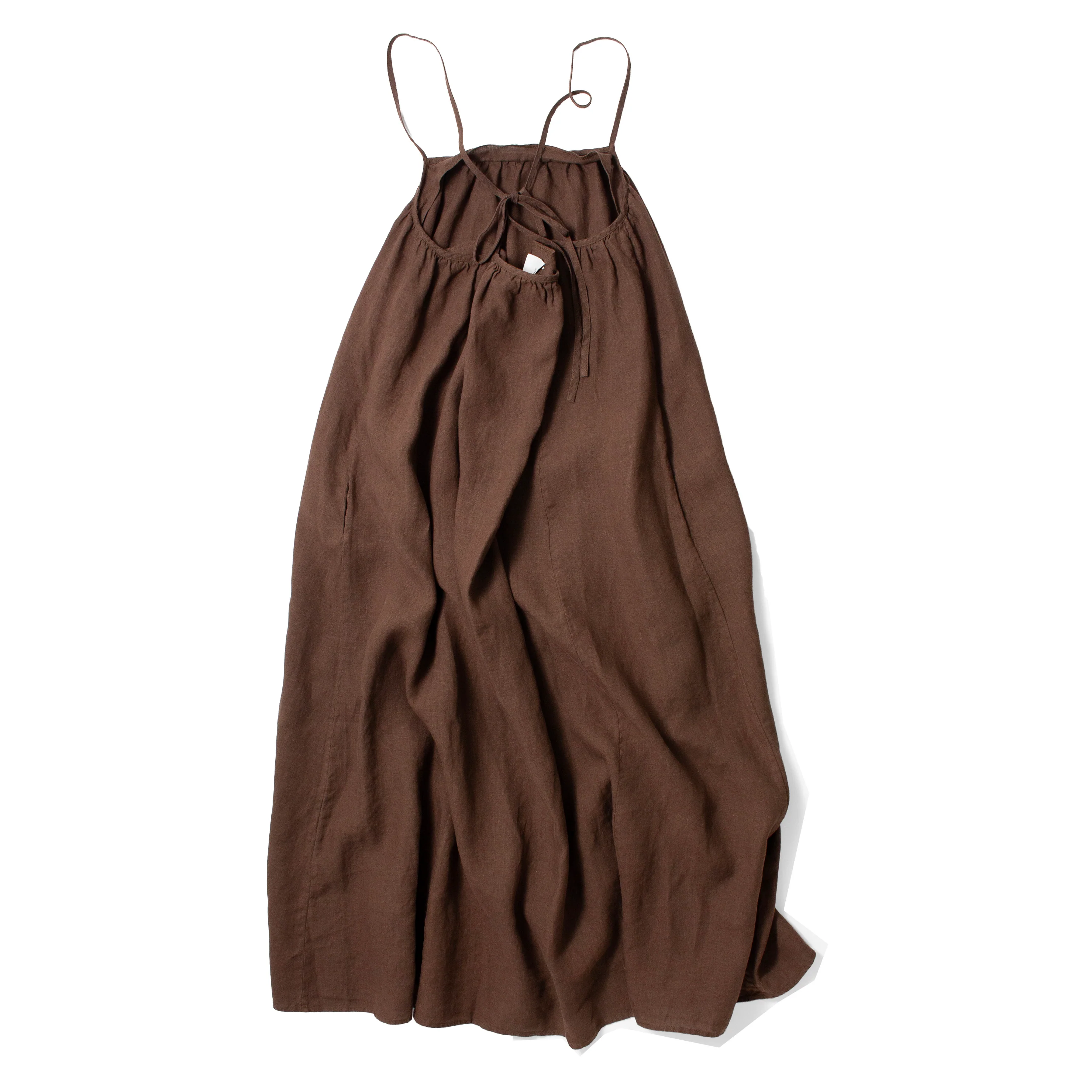 Shaina Mote Hyeres Dress in Chocolate - Image 3