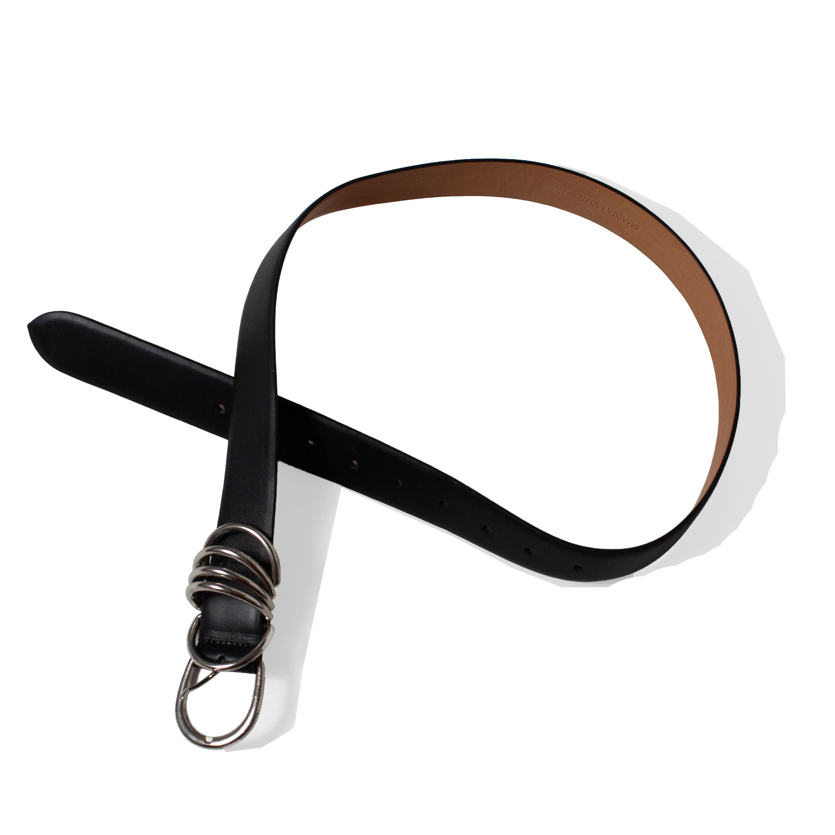 Shaina Mote Loops Belt in Onyx
