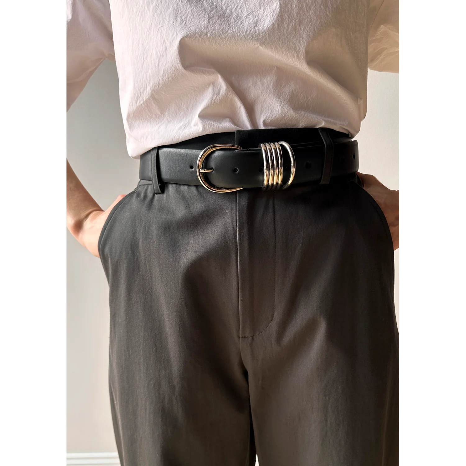 Shaina Mote Loops Belt in Onyx - Image 3